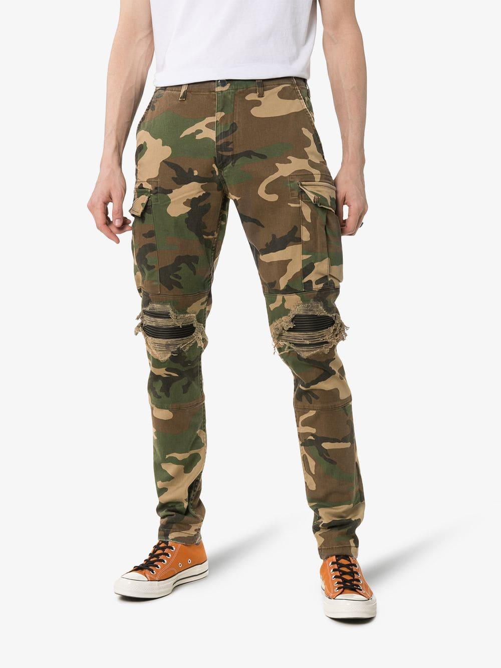Amiri camo hotsell pants