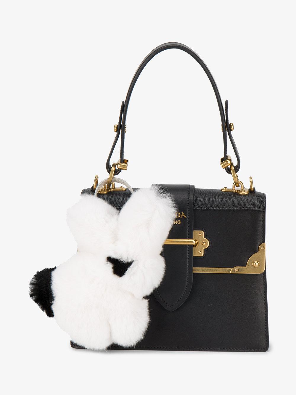 Prada Rabbit Bag Charm in White Lyst