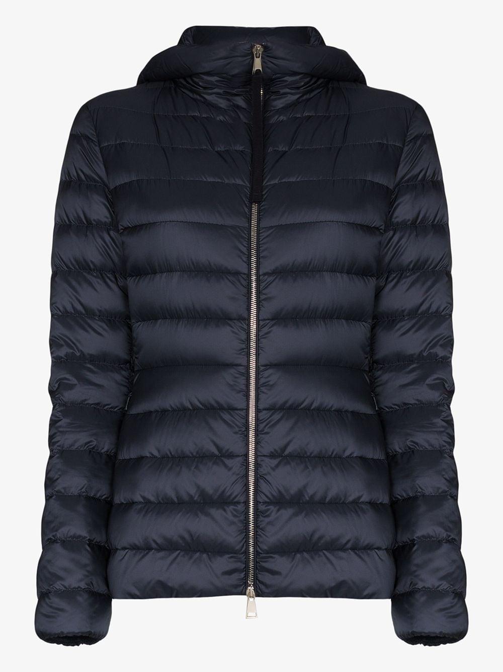 Moncler Quilted Amethyst Jacket in Black - Lyst
