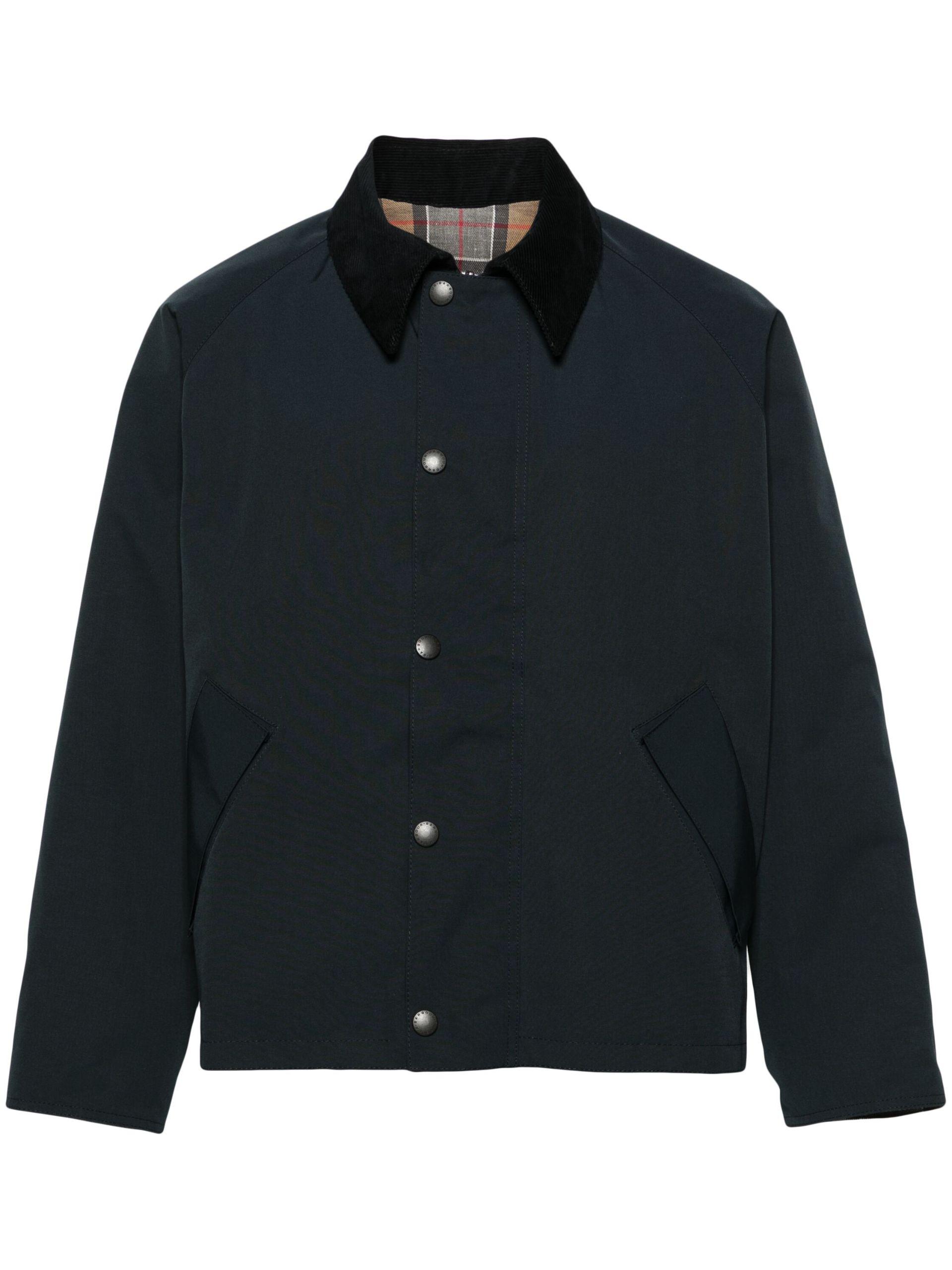 Barbour Transporter Reversible Shirt Jacket in Blue for Men Barbour Transporter Reversible Shirt Jacket in Blue for Men