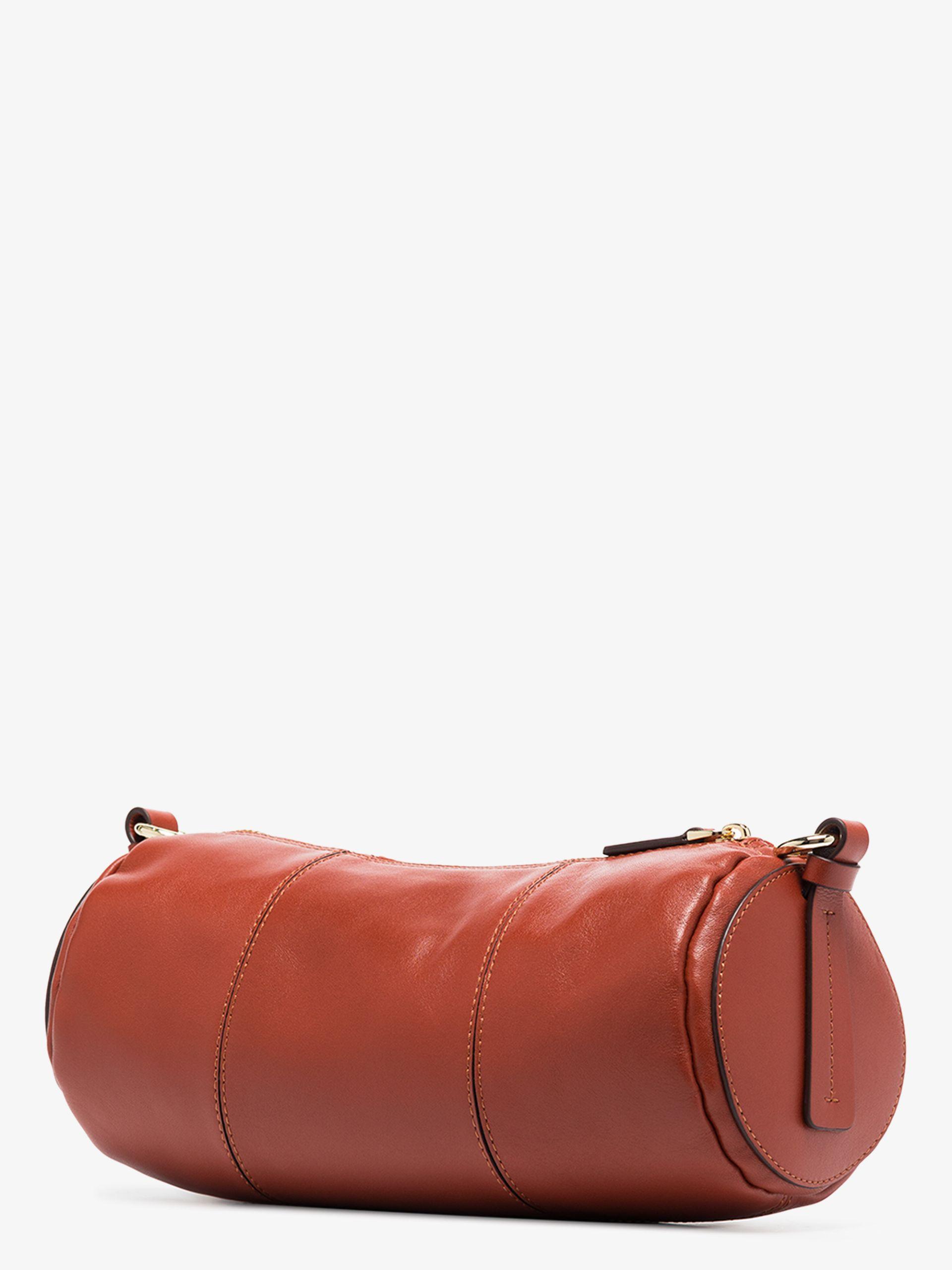 MANU Atelier Leather Cylinder Shoulder Bag in Red - Save 45% | Lyst