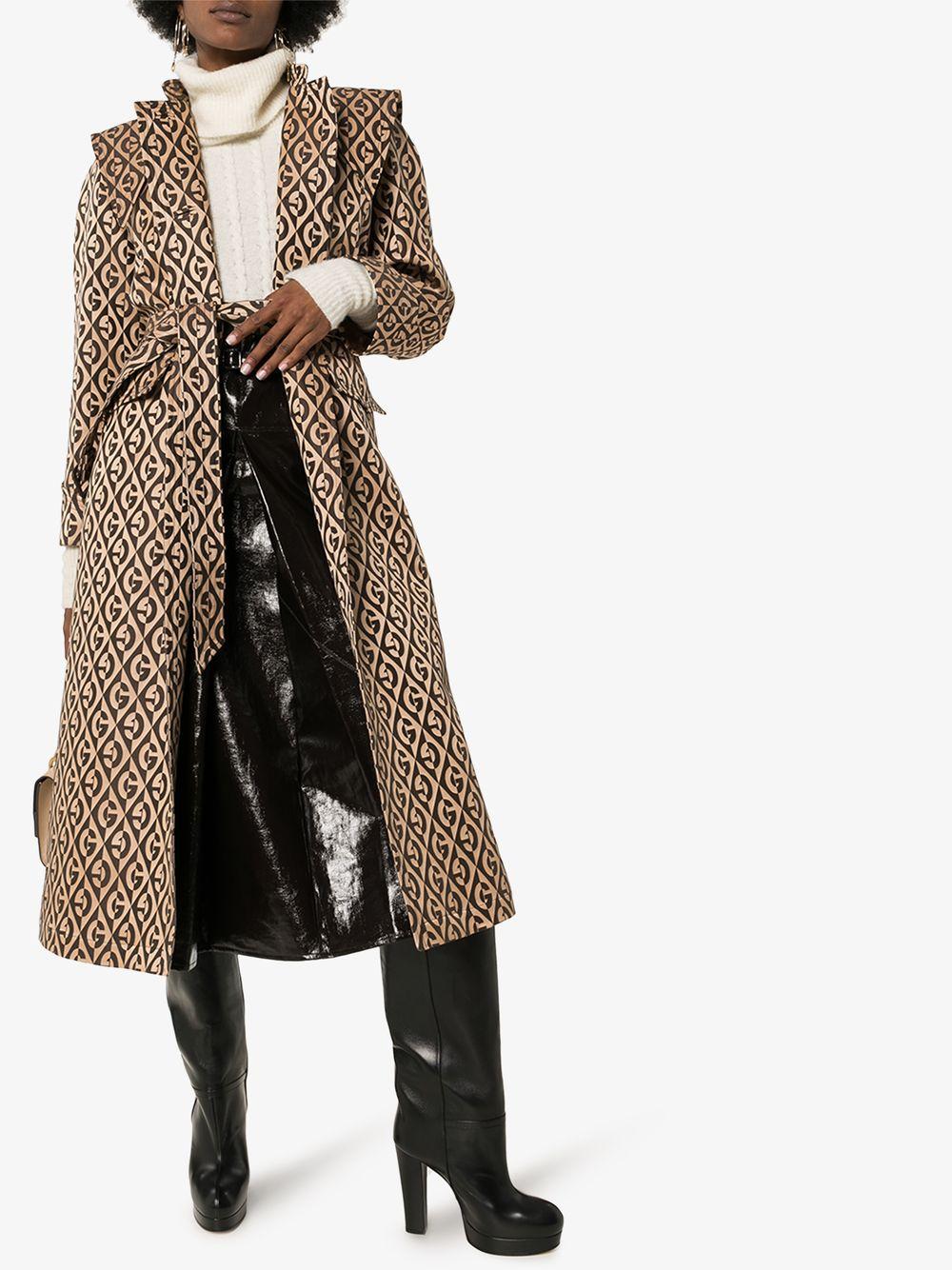 gucci monogram coat