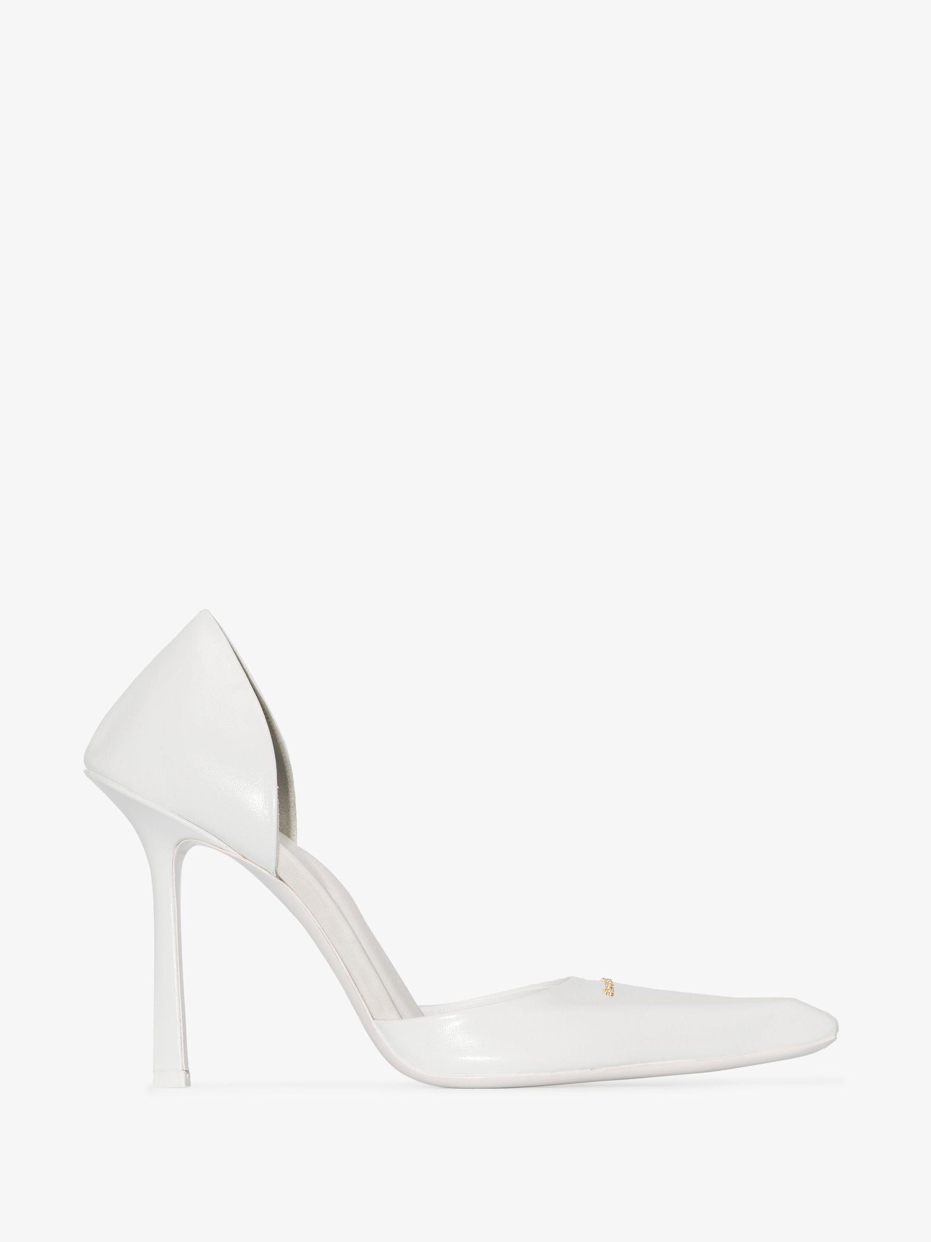 Alexander Wang Viola 105 Leather Pumps in White | Lyst