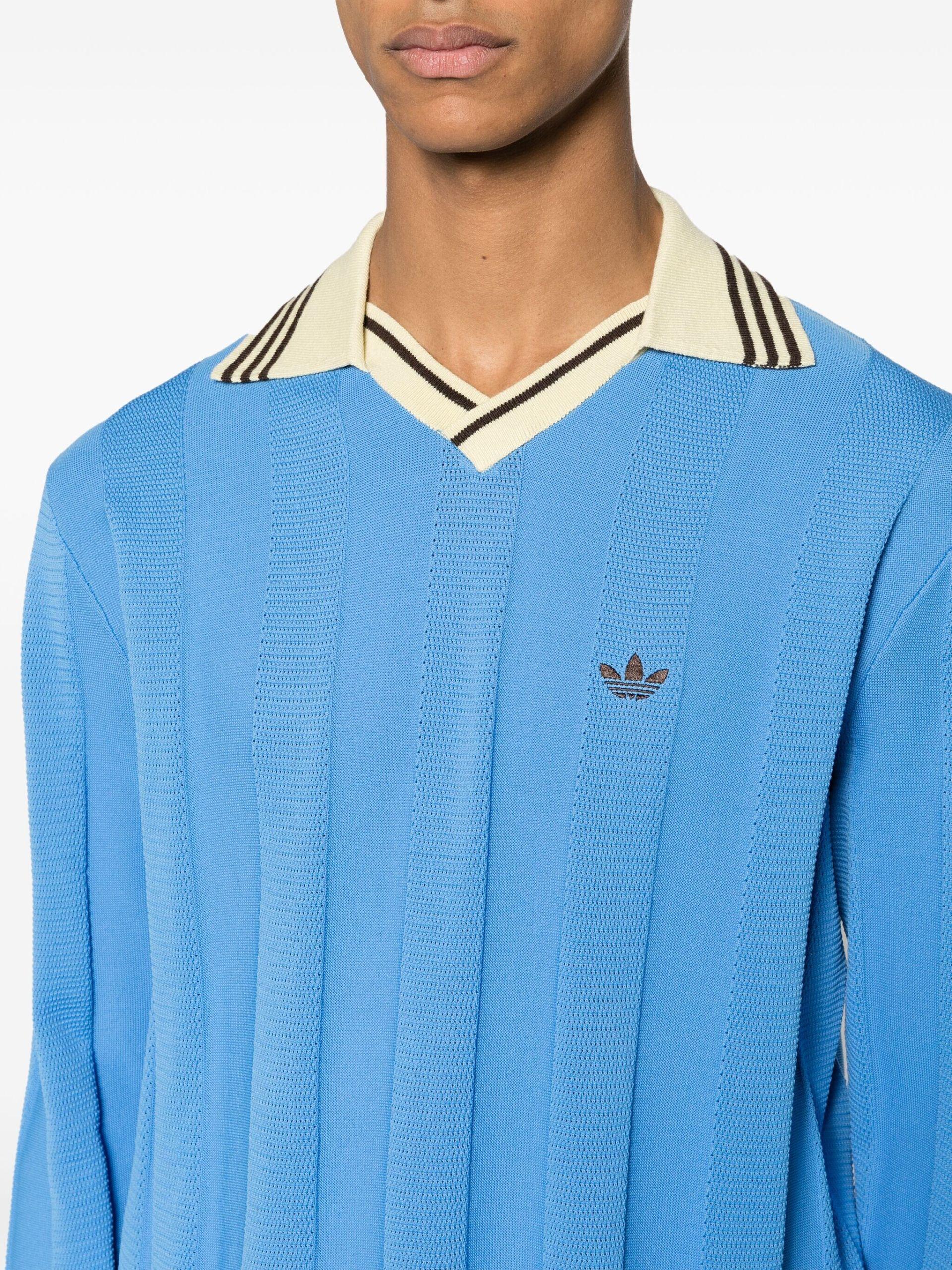 adidas X Wales Bonner Ribbed Sweater - Men's - Recycled Polyester in Blue  for Men | Lyst UK