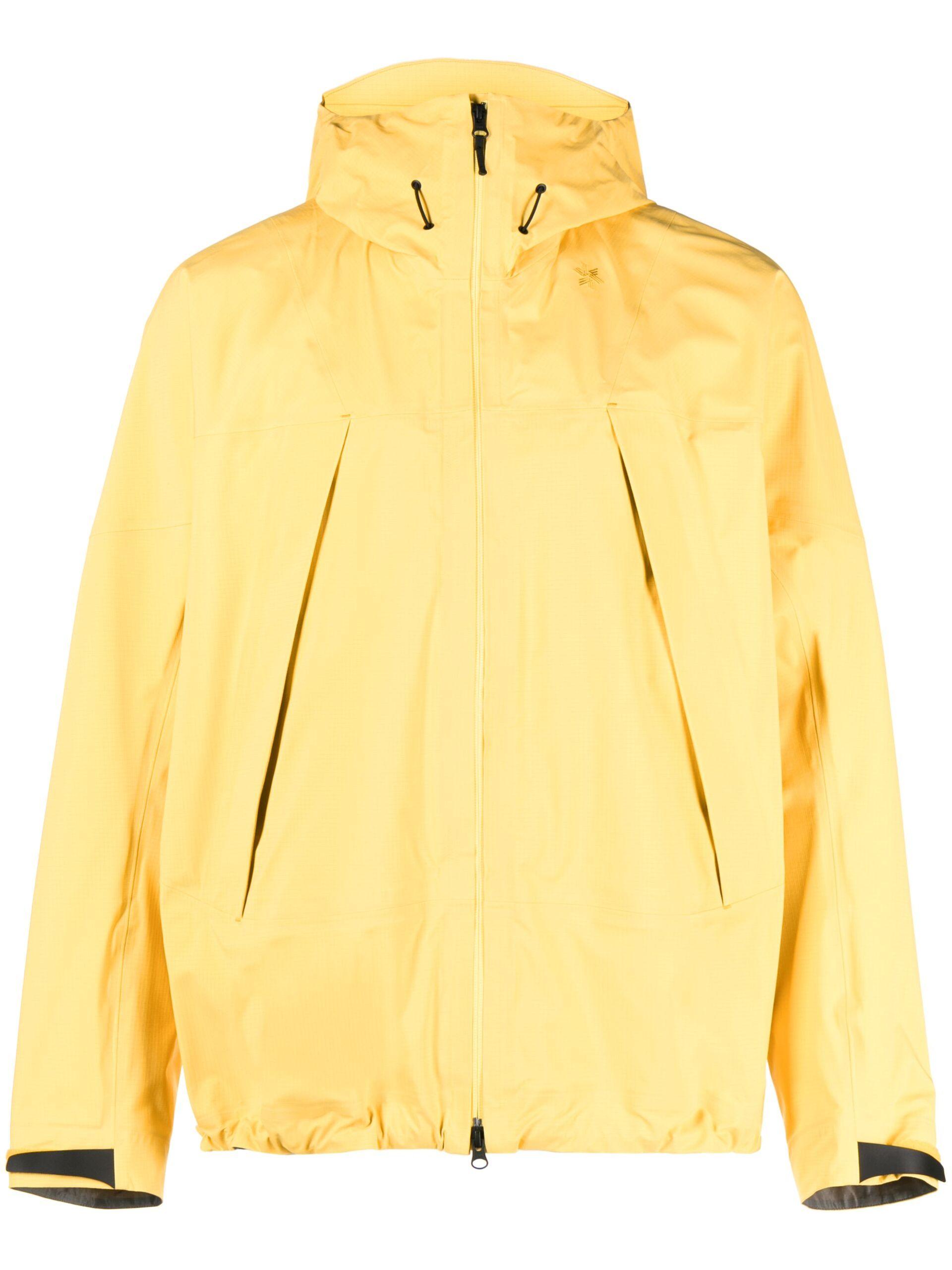 Goldwin Pertex Shieldair Waterproof Jacket in Yellow for Men | Lyst