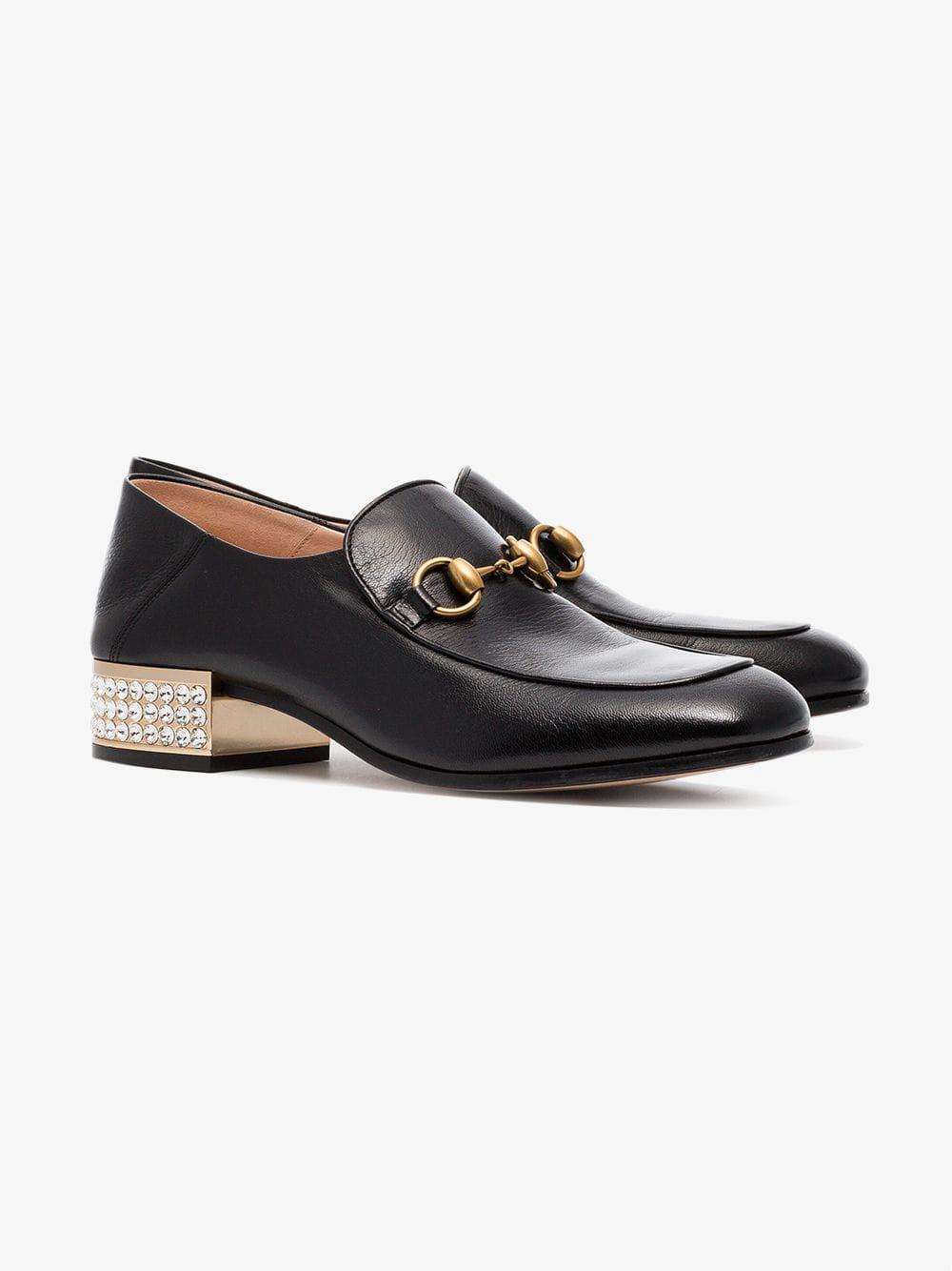 Gucci crystal loafers 2025