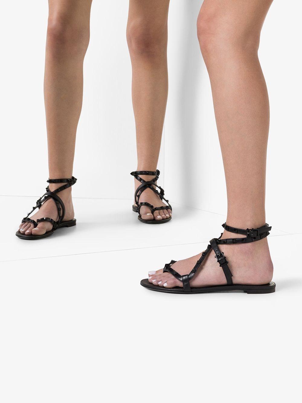 rockstud flair nappa sandal