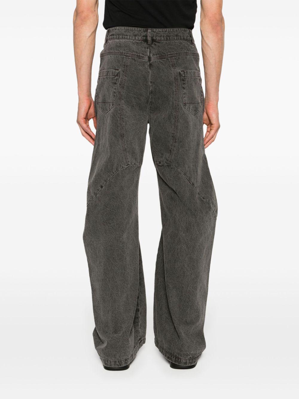 LUEDER David Engineered Flared Jeans in Black for Men | Lyst