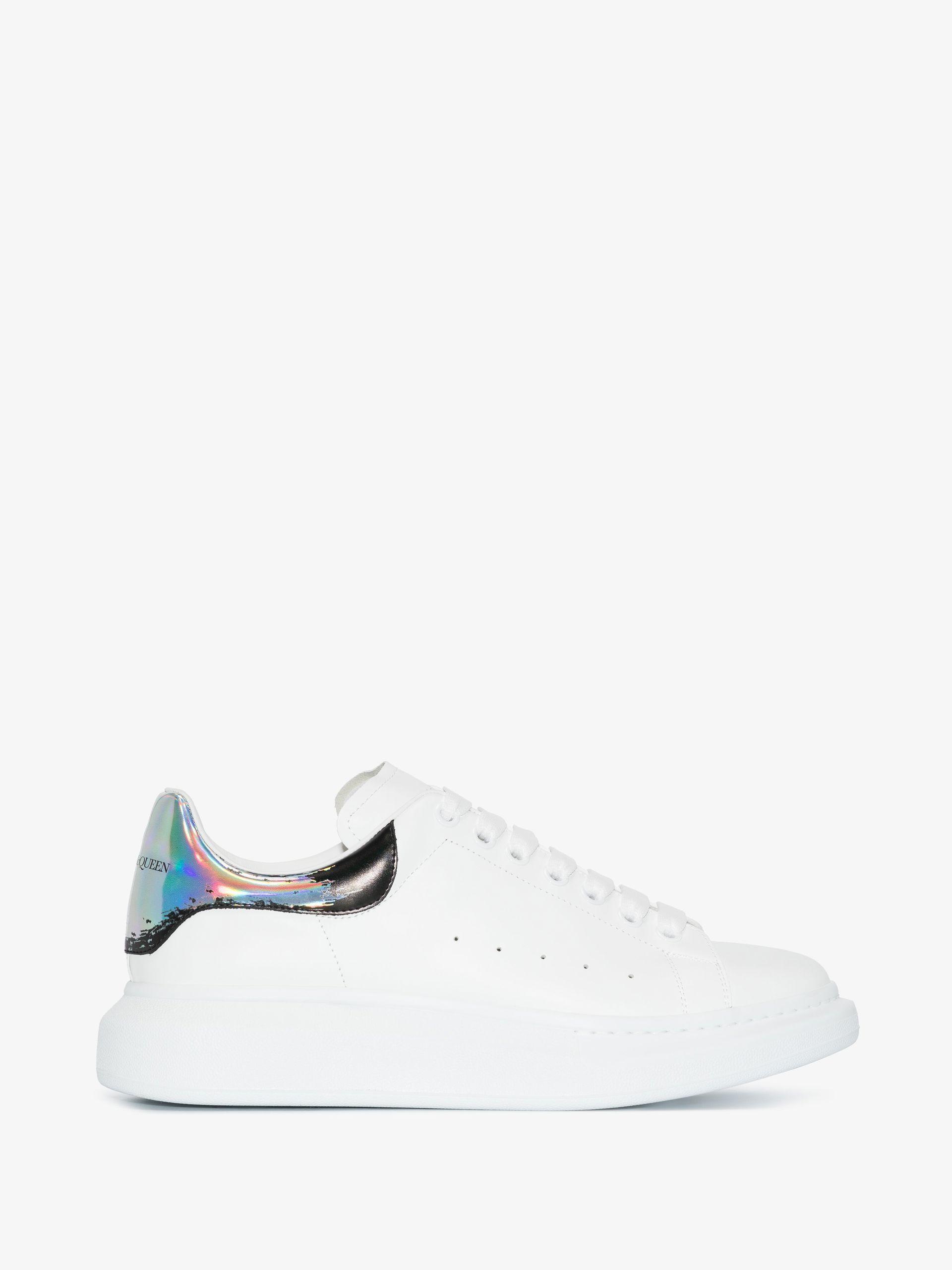 Alexander McQueen And Holographic Oversized Sneakers in White for Men | Lyst
