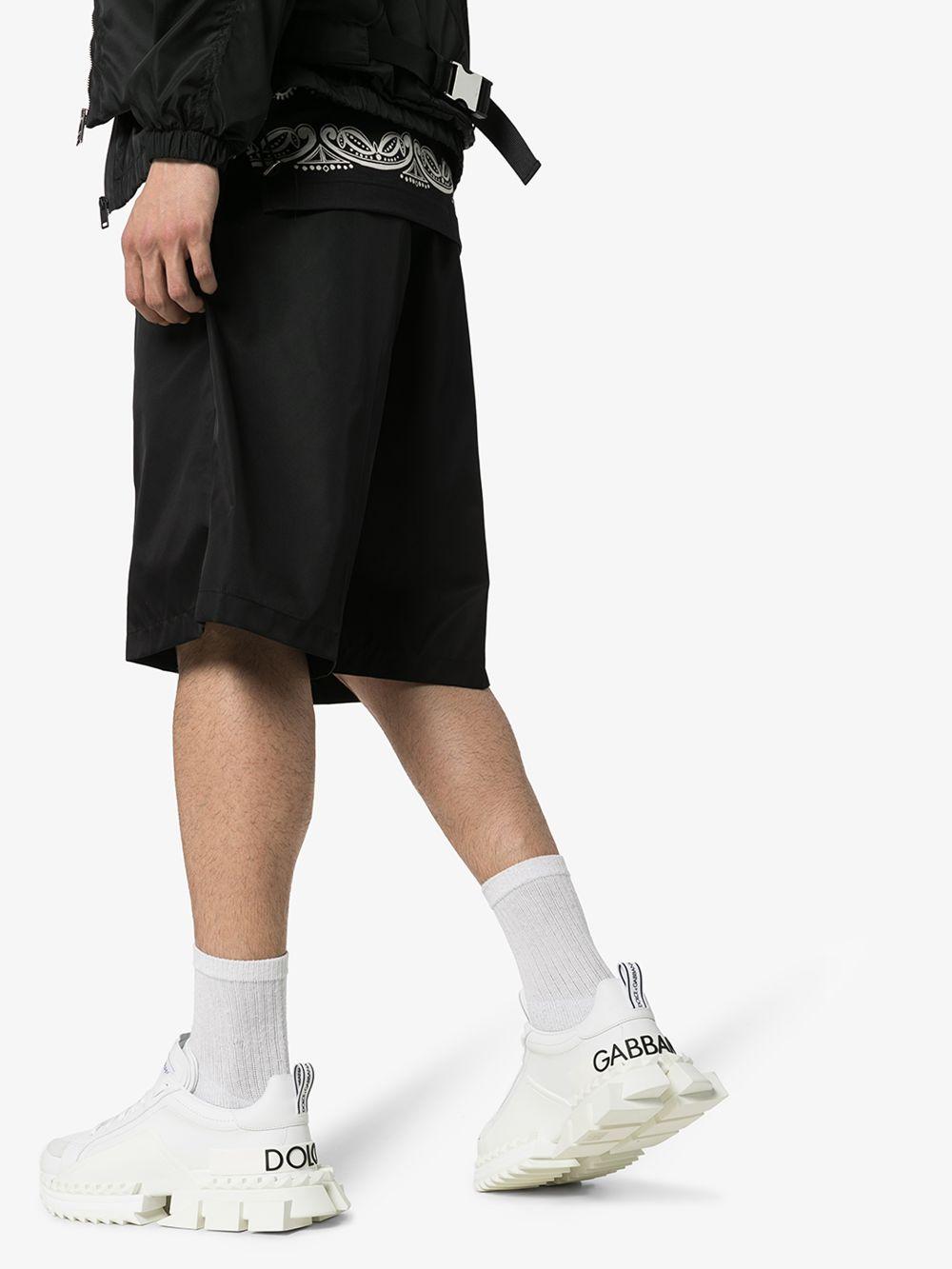 dolce and gabbana super king sneakers on feet