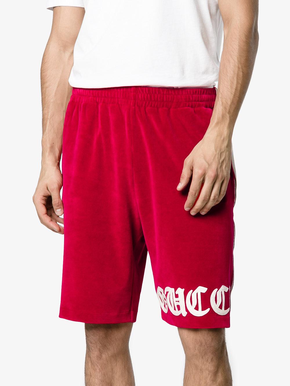 red gucci shorts