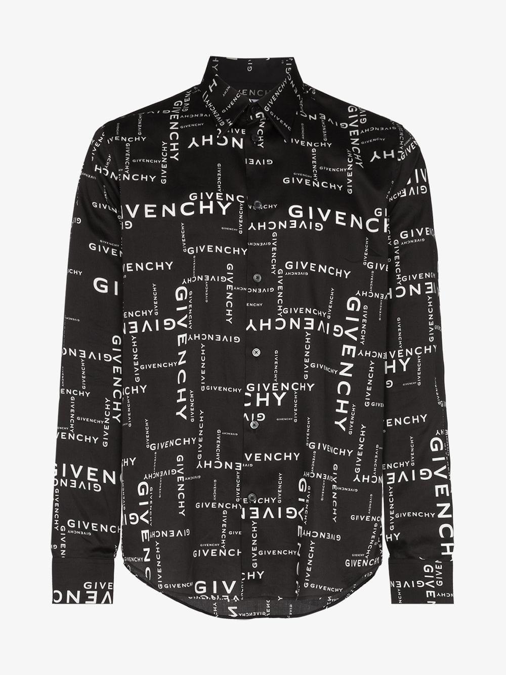 givenchy printed shirt