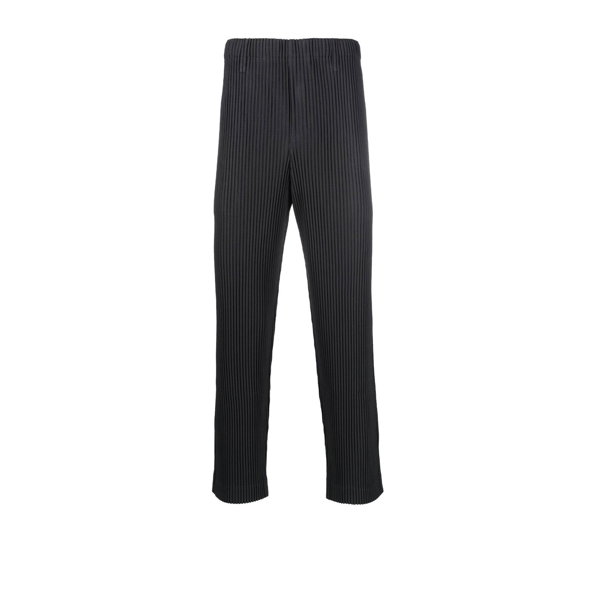 Homme Plissé Issey Miyake Grey Tailored Pleats 1 Plissé Trousers in ...