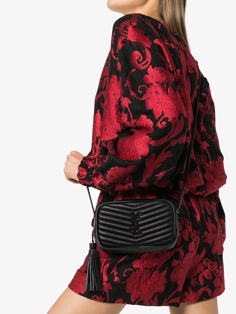 Mini Lou Quilted Leather Camera Bag 