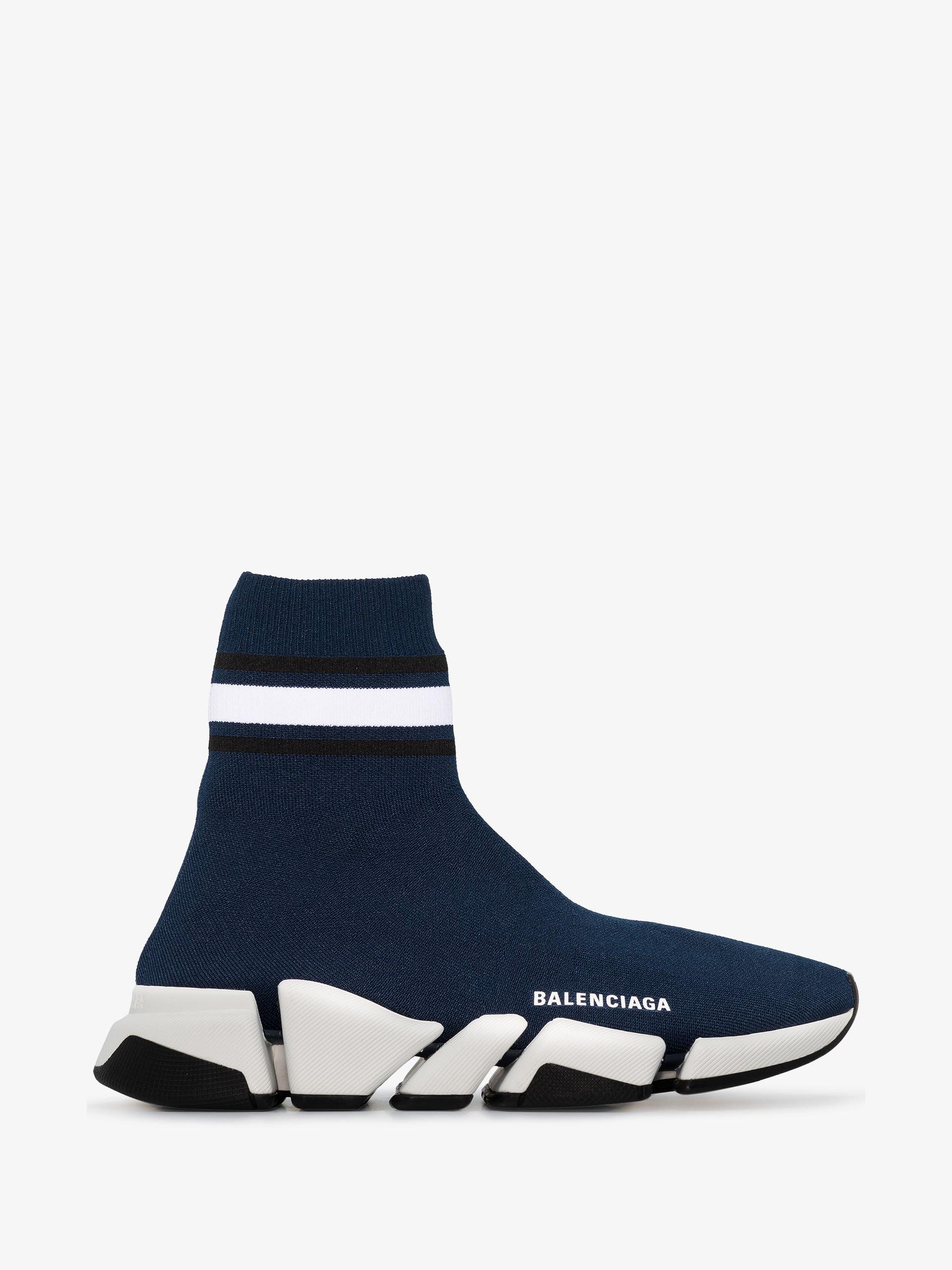 Balenciaga Triple S Sneakers Navy  Blue  ShopStyle