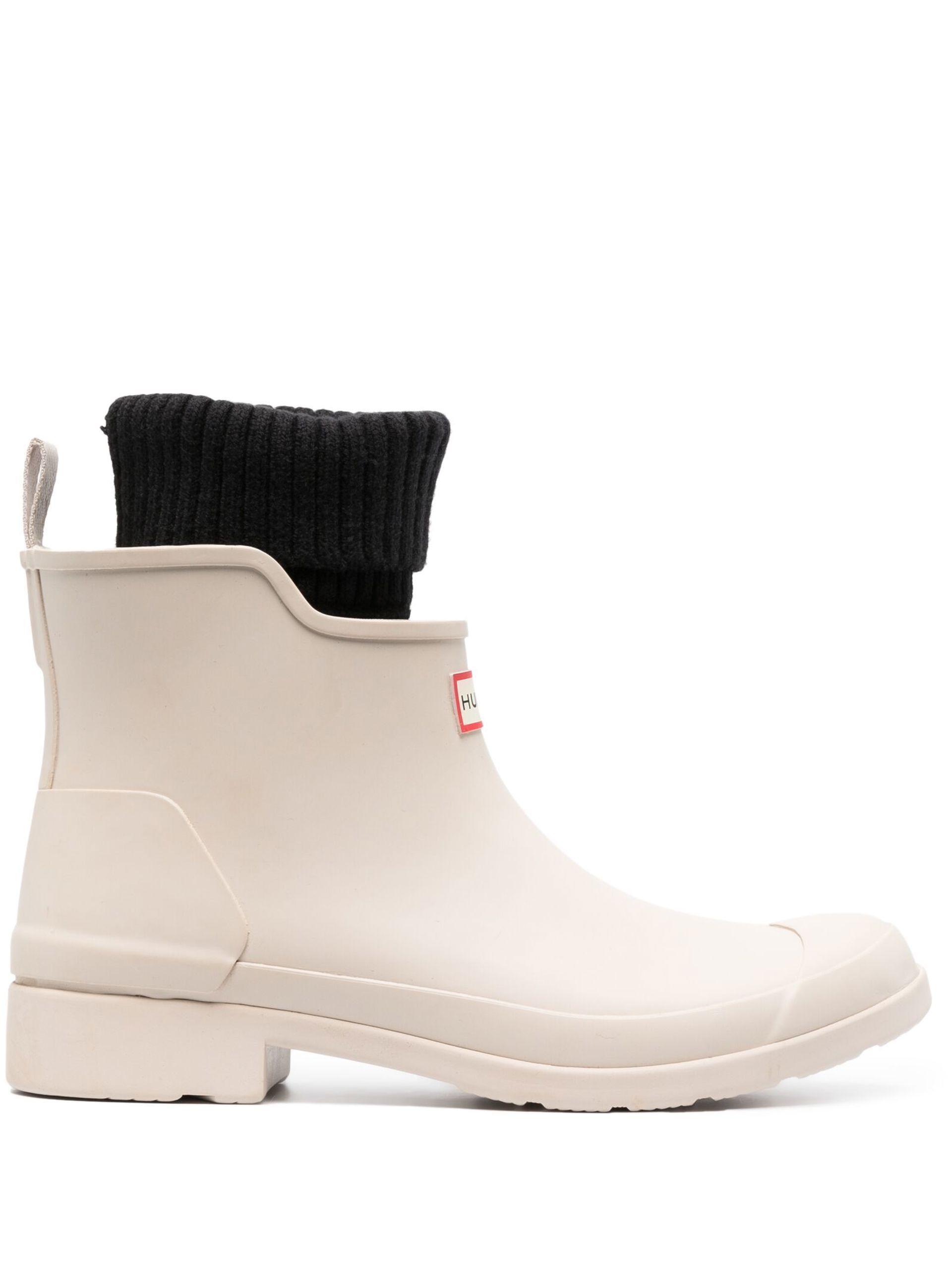 HUNTER Neutral In/out Sock Chelsea Boots in Black Lyst