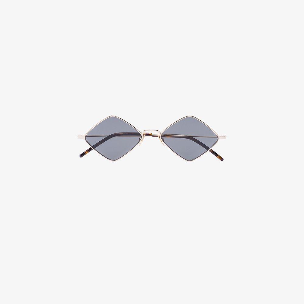 Saint Laurent Diamond Sunglasses in Black
