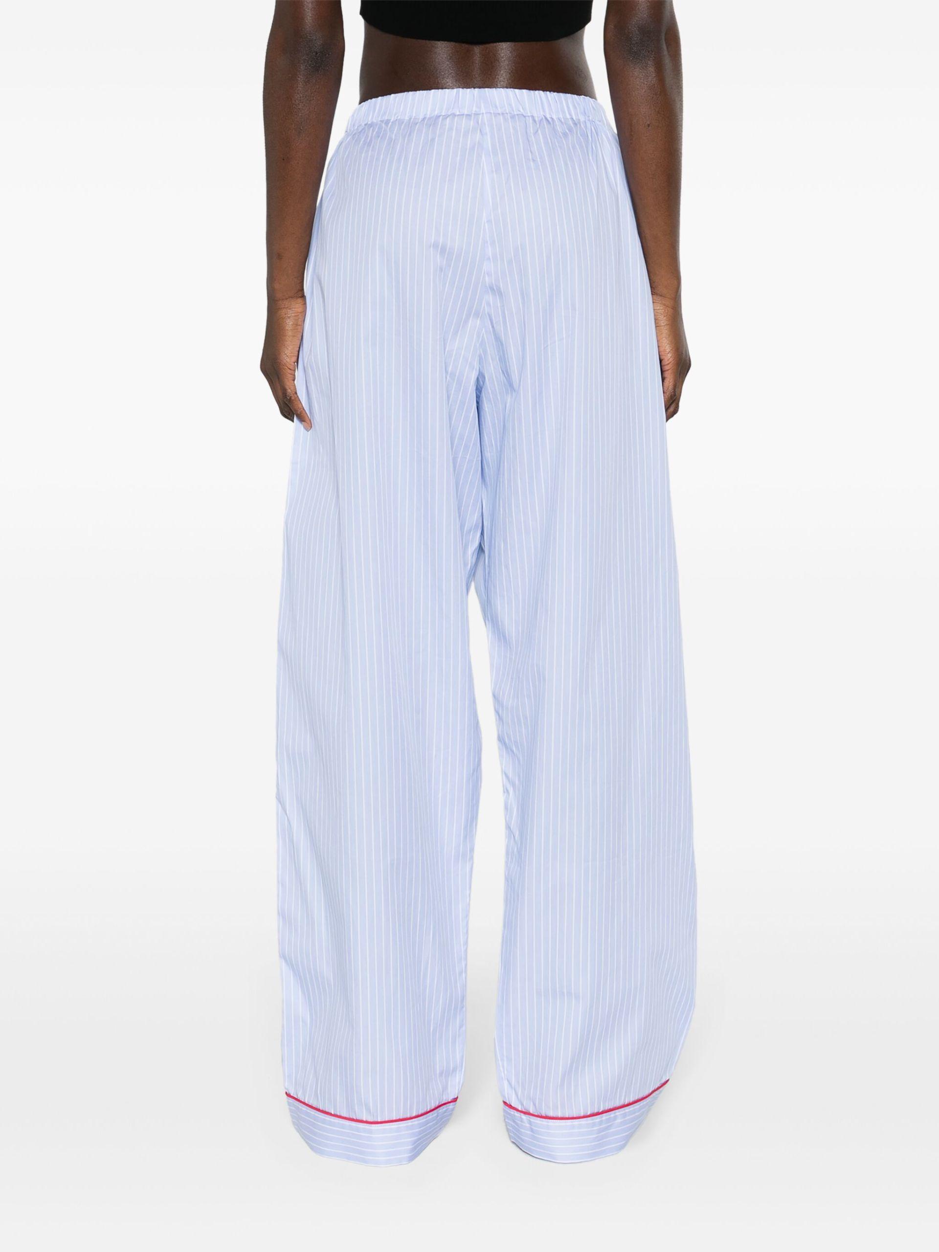 パンツ Miu Miu PINSTRIPE PANTS Miu Miu Women Pinstripe Pants In Black | ModeSens