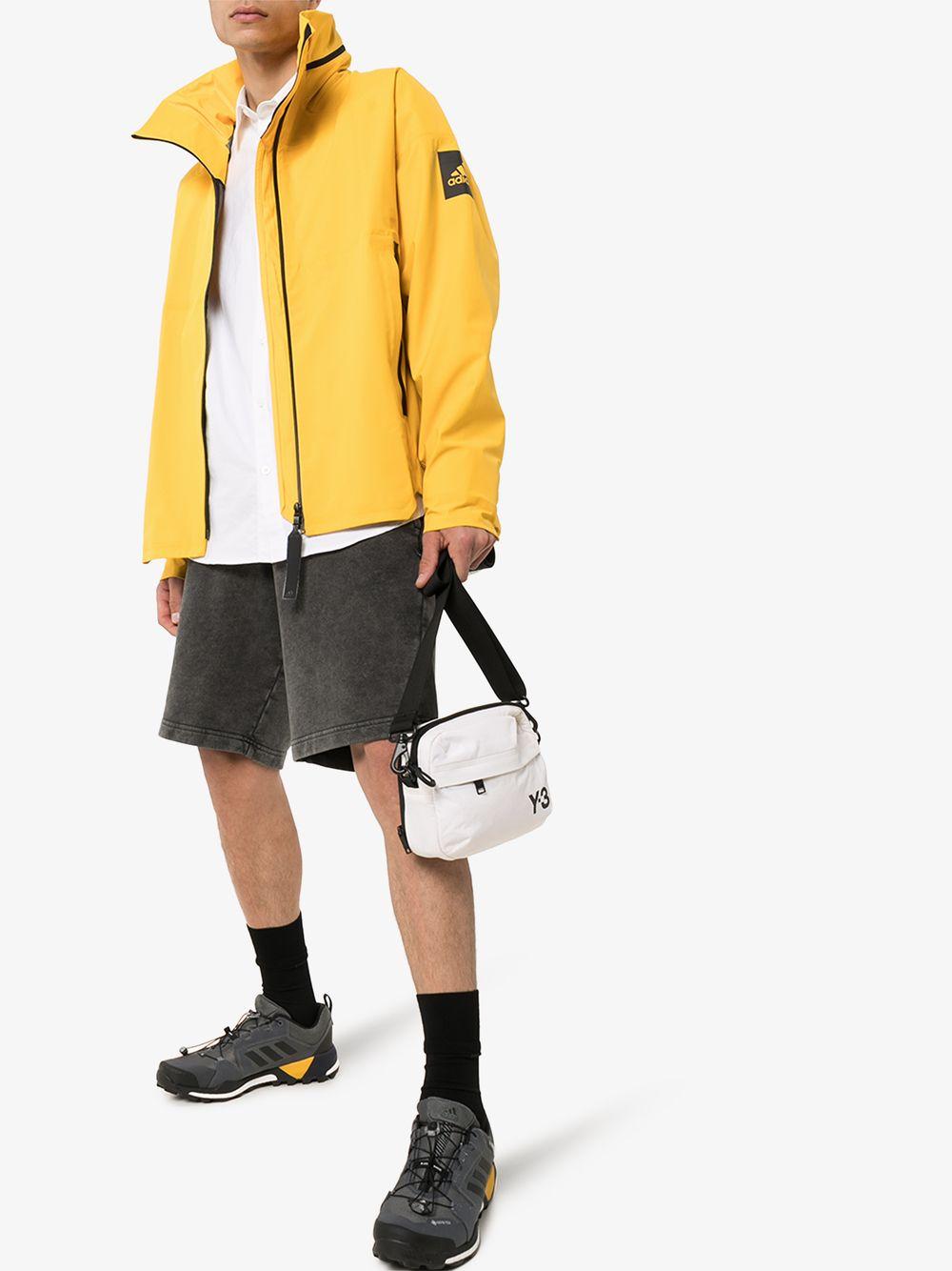 adidas Myshelter Rain Jacket in Yellow for Men | Lyst UK