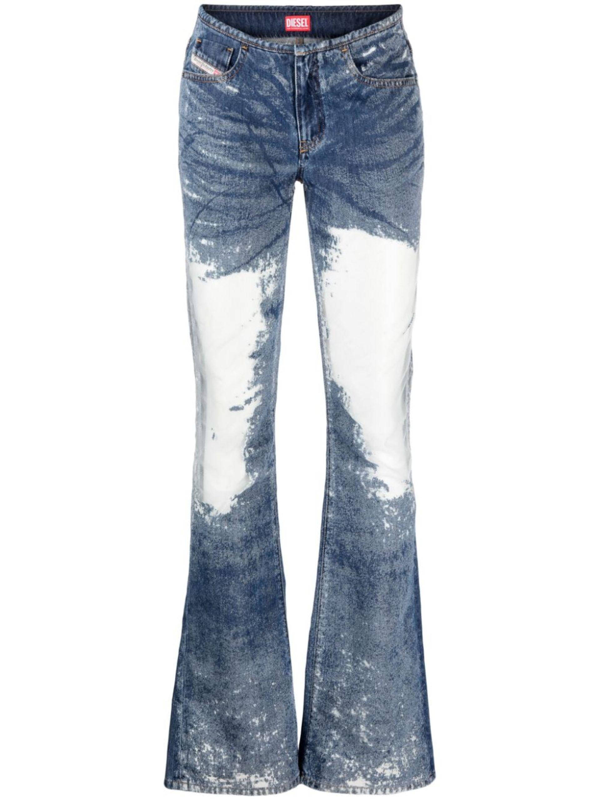DIESEL D-shark 068jh Bootcut And Flare Jeans in Blue | Lyst