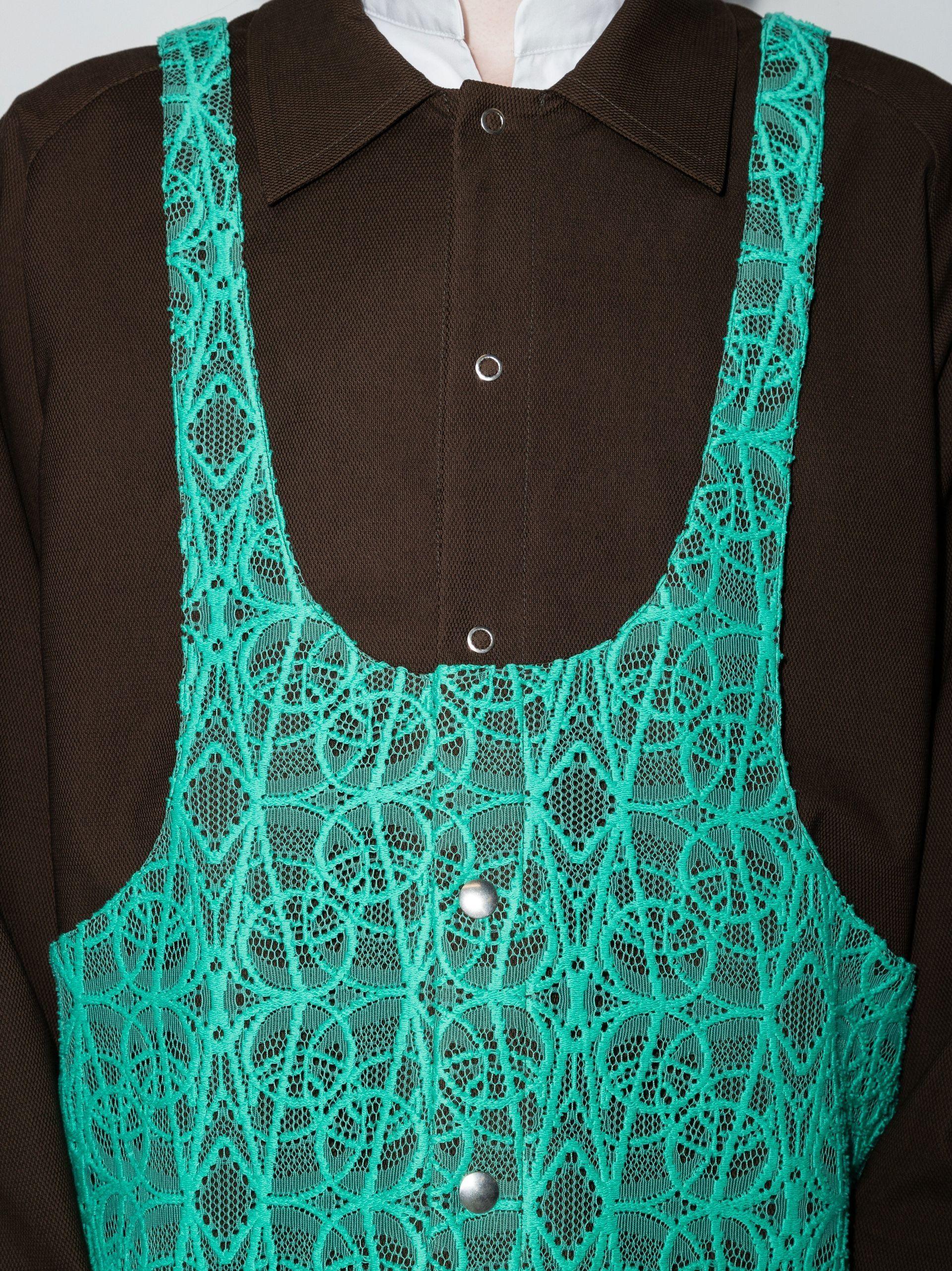 Kiko Kostadinov Elio Lace Vest Jacket 