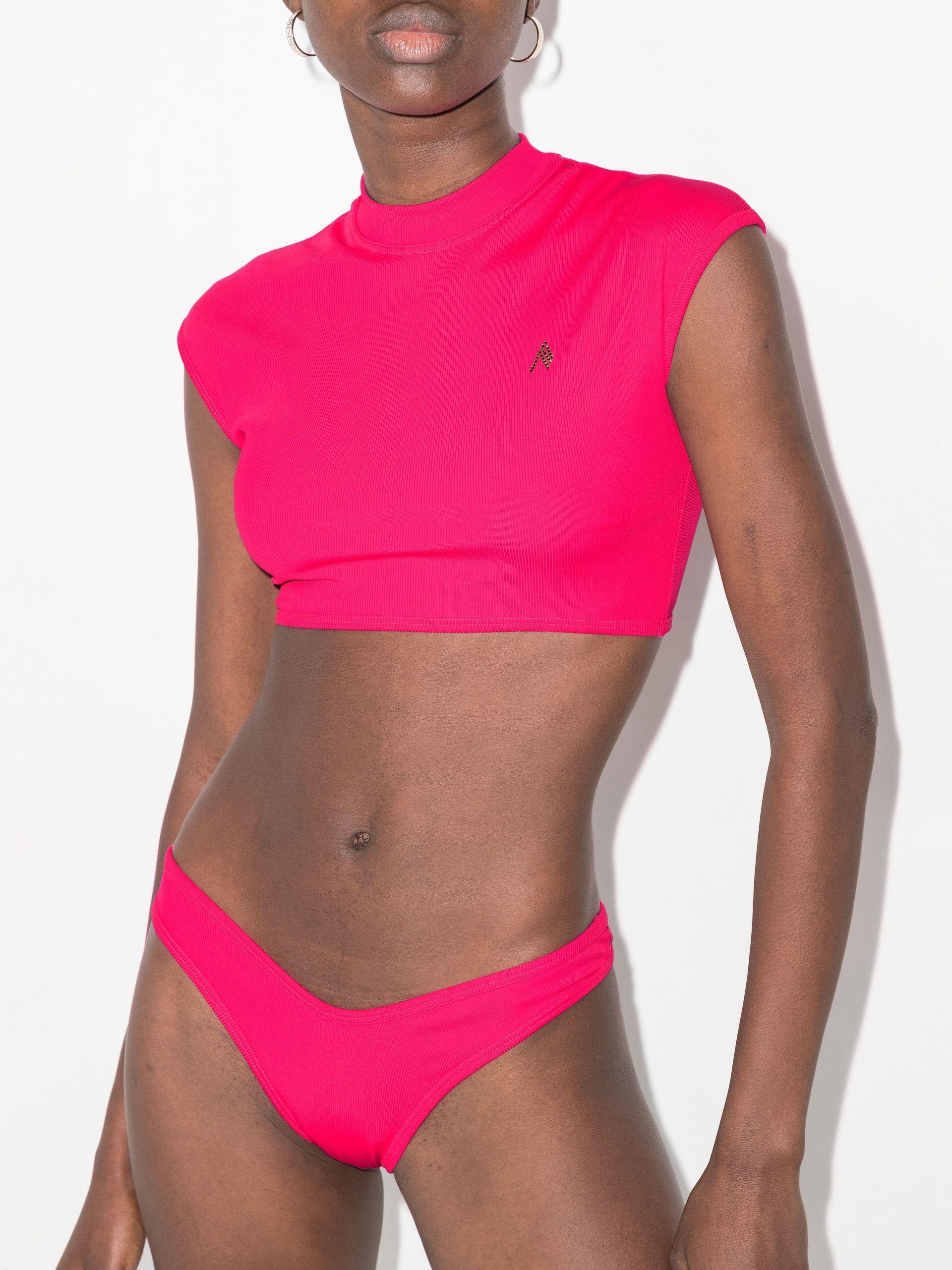 The Attico Cropped T-shirt Bikini in 