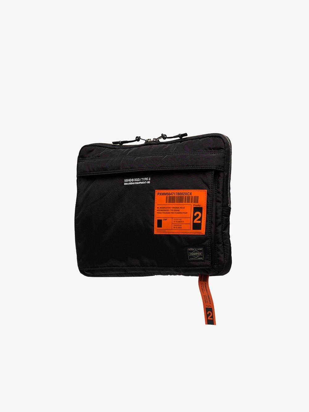 Neighborhood Synthetic X Porter Technical Nylon Pouch in Black for 