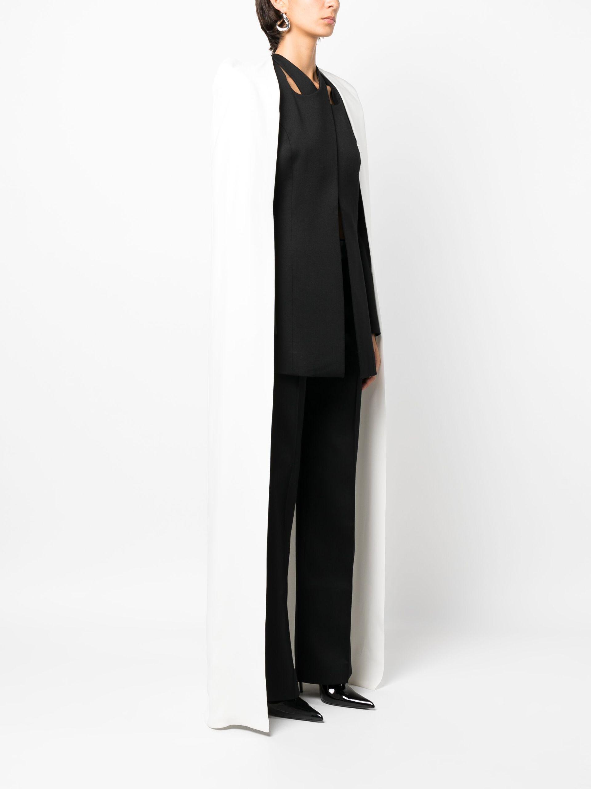 Cape coat deals white