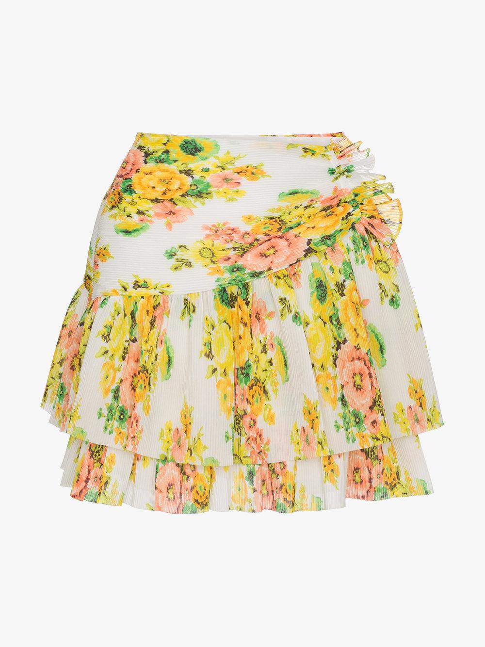 zimmermann yellow skirt