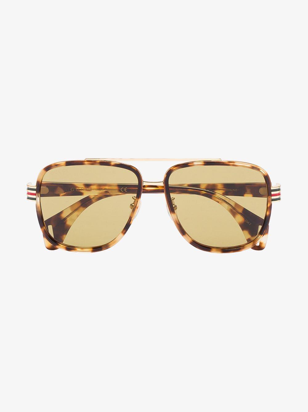 gucci tortoise sunglasses