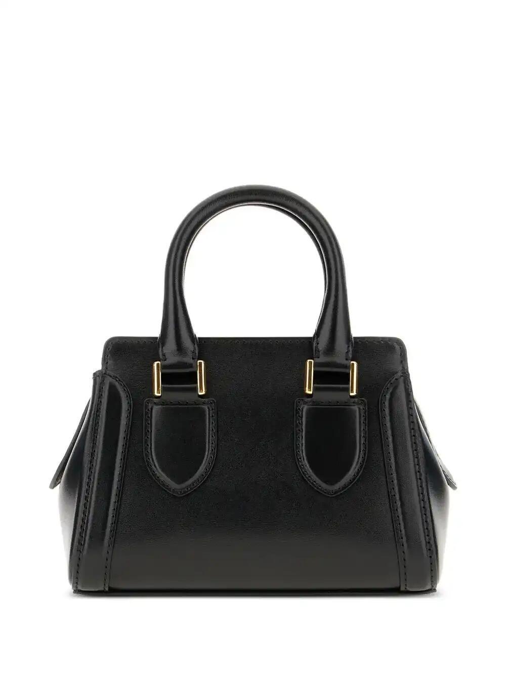 トートバッグ Alexander Mcqueen Two-Tone Leather And Tulle Nebula Shopping Alexander McQueen Two-tone Leather And Tulle Nebula Shopping