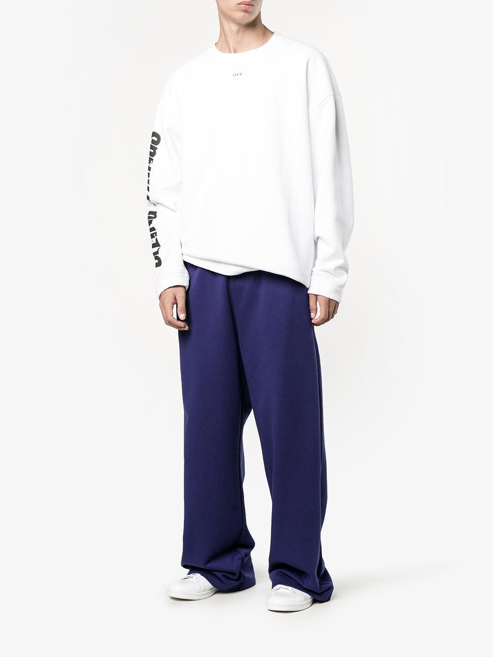 oversized track pants