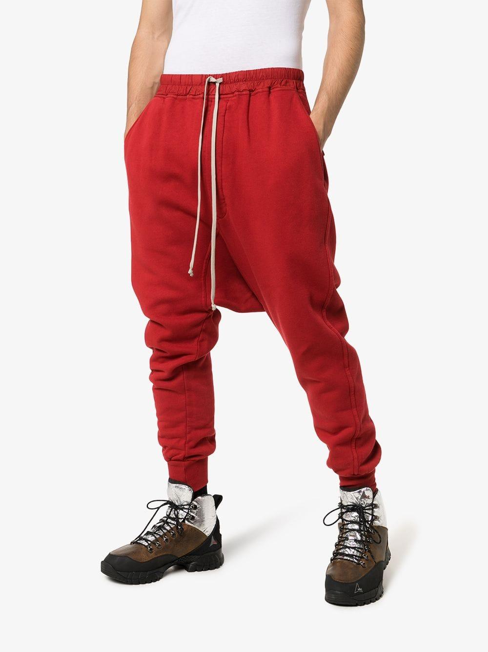 mens drop crotch track pants
