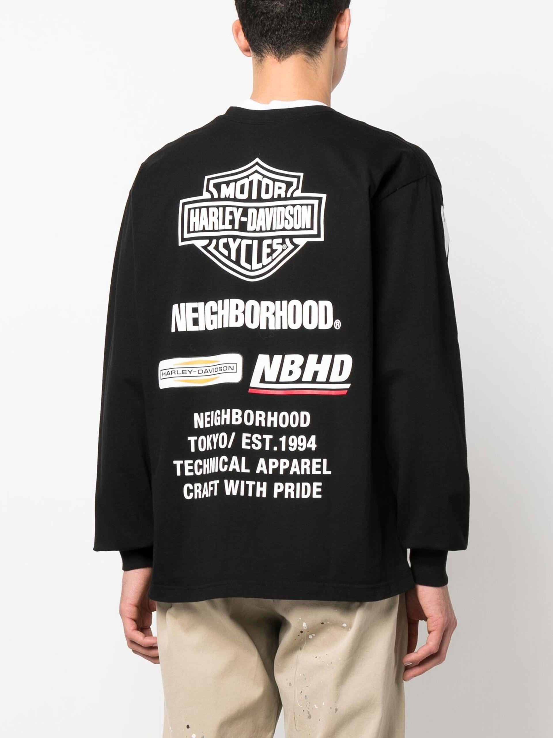Neighborhood X Harley Davidson Long-sleeve T-shirt in Black for 