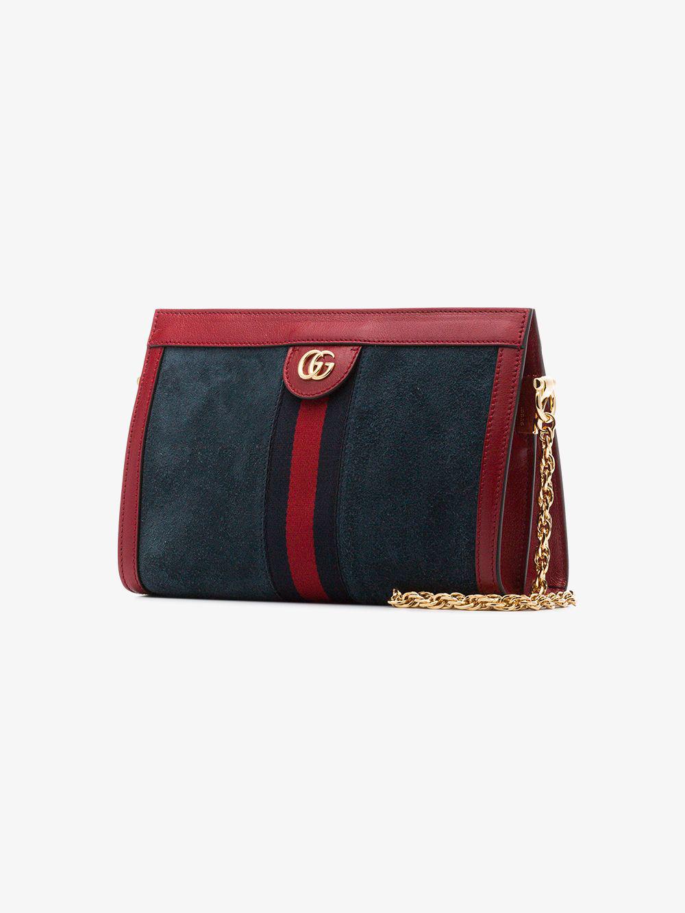 Gucci Ophidia Small Shoulder Bag Blue