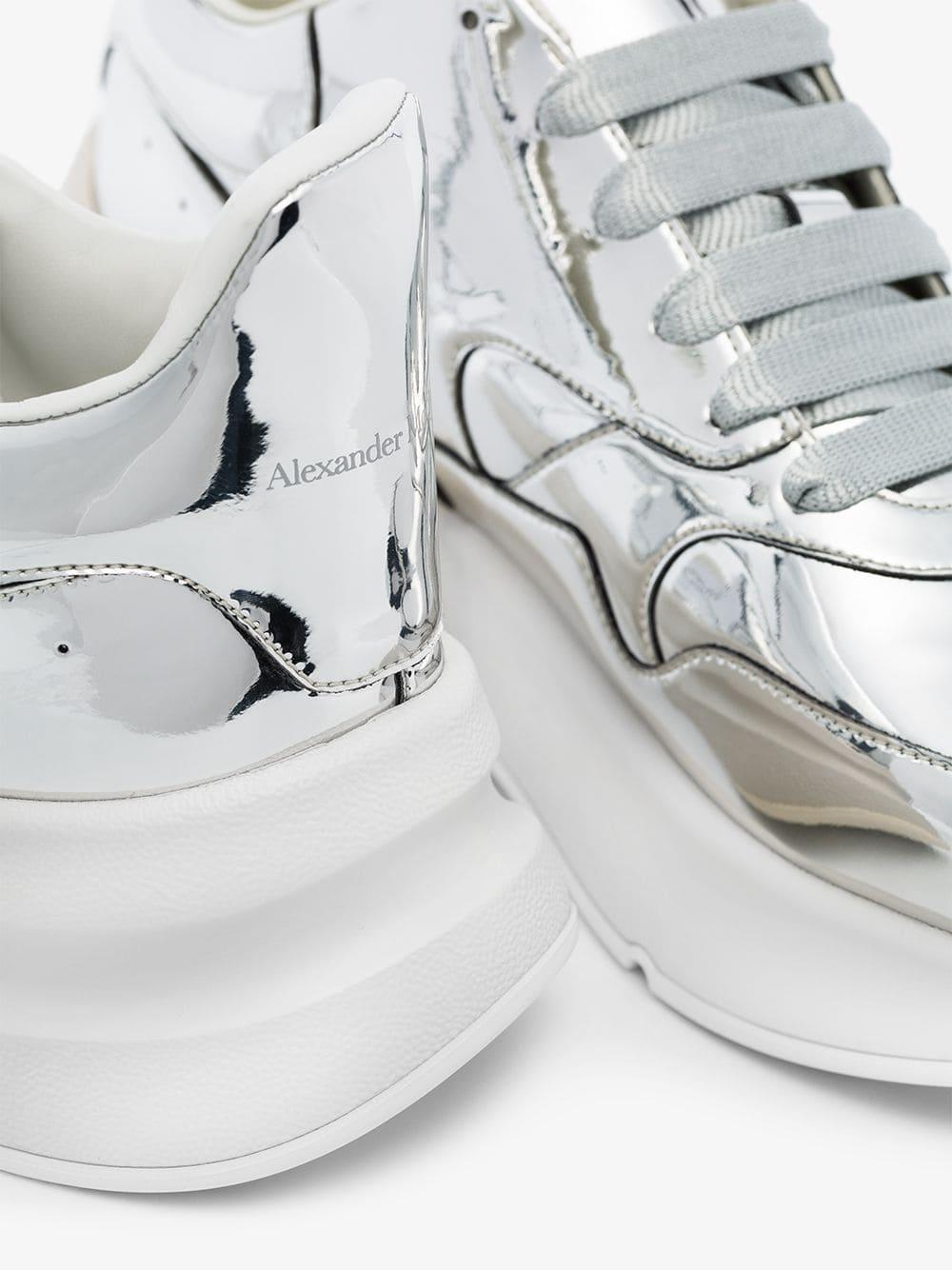 white and silver alexander mcqueen