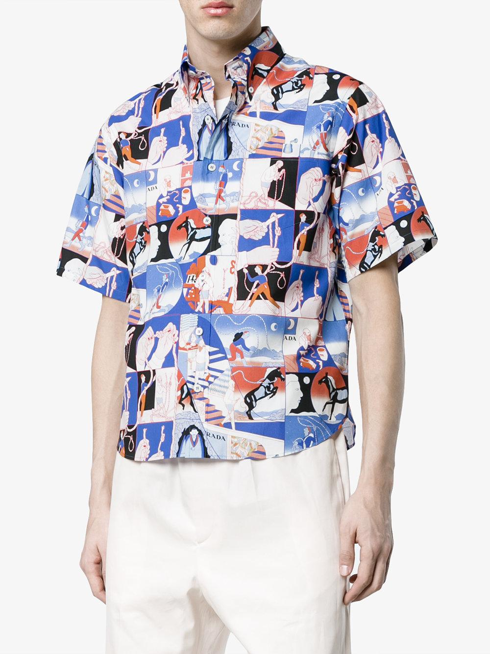 prada comic book shirt