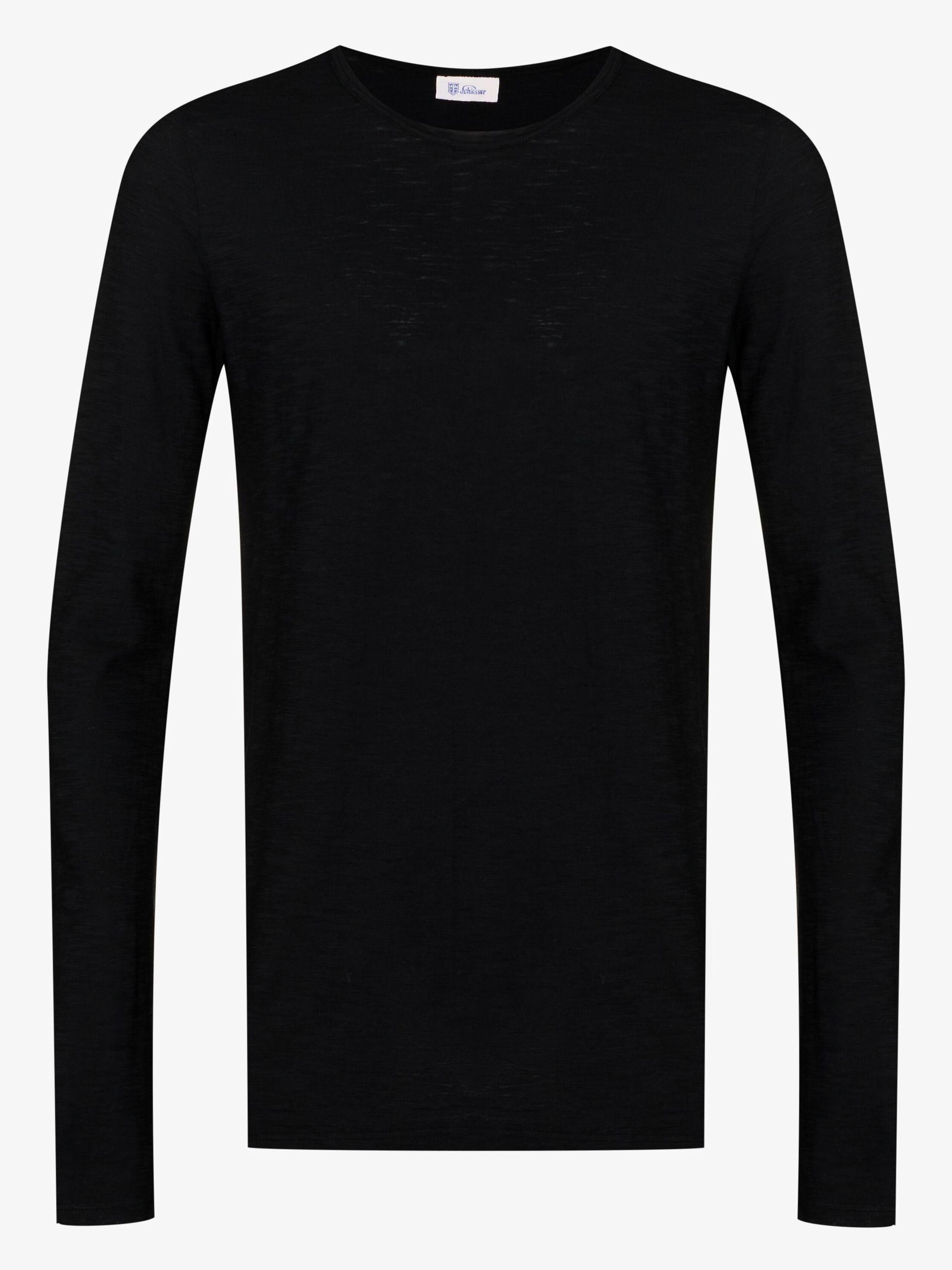 Schiesser Black Hanno Long Sleeve T-shirt for Men | Lyst