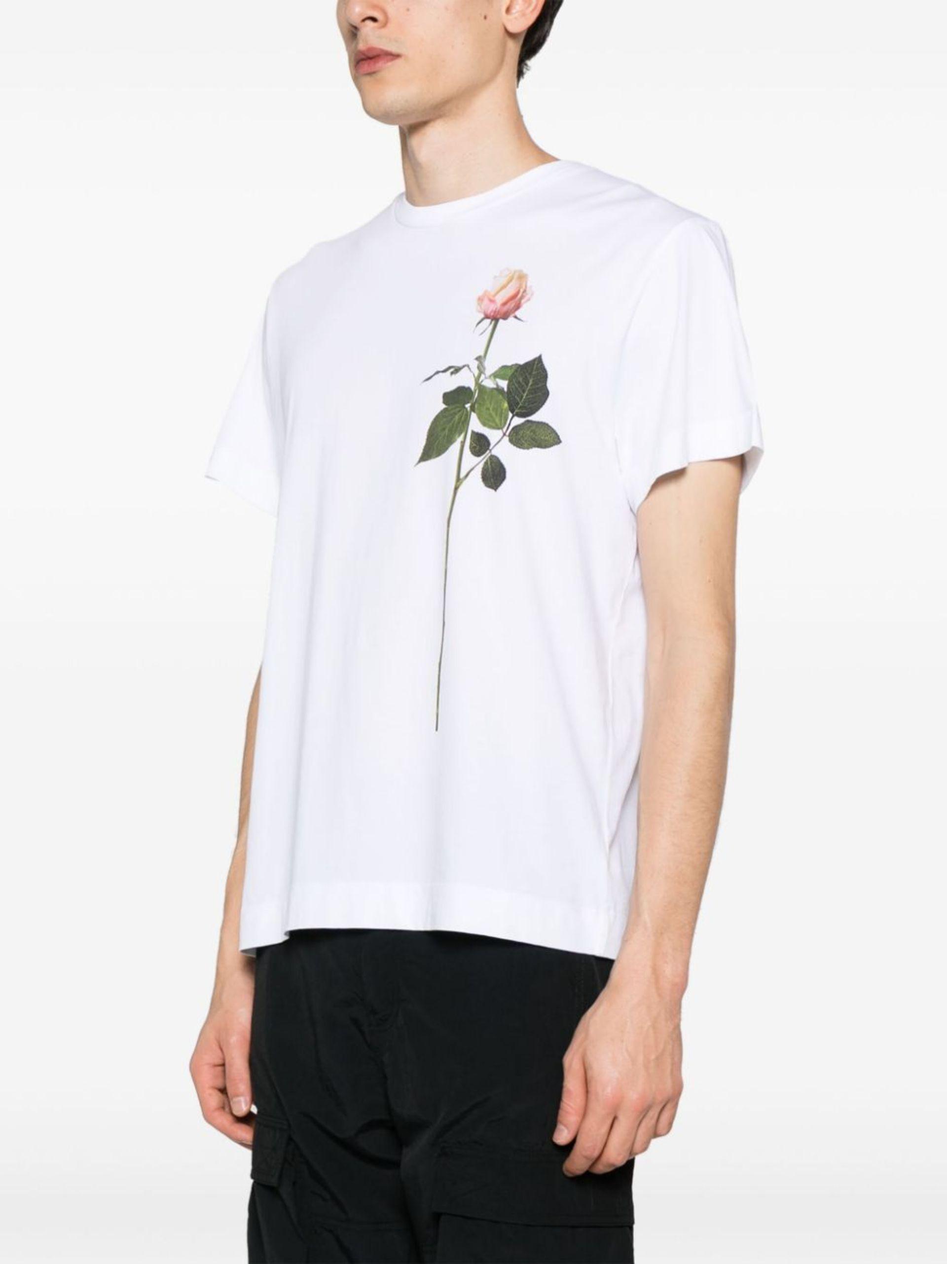 その他 Rose Banquet T Shirt - Simone Rocha - Cotton - White Simone Rocha Rose Print Cotton T-shirt - Unisex - Cotton in