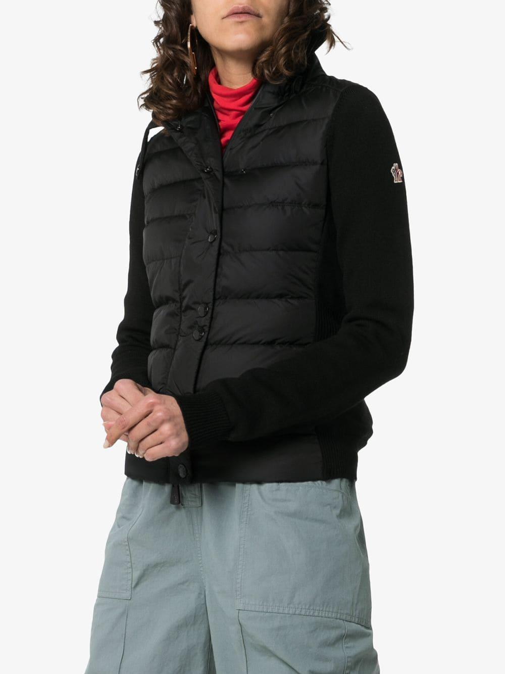 moncler knit puffer