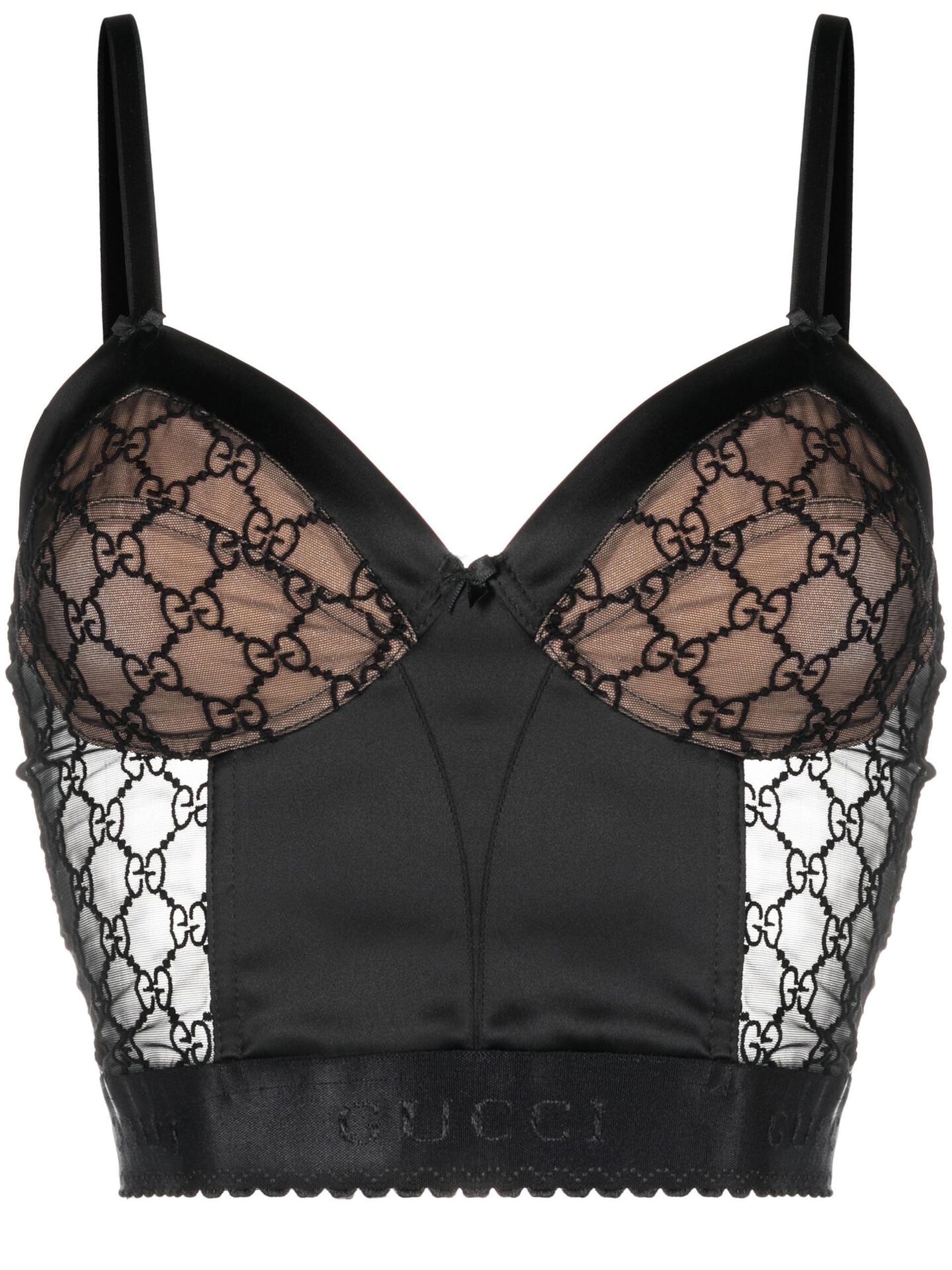 GG Net Bustier Top, GUCCI