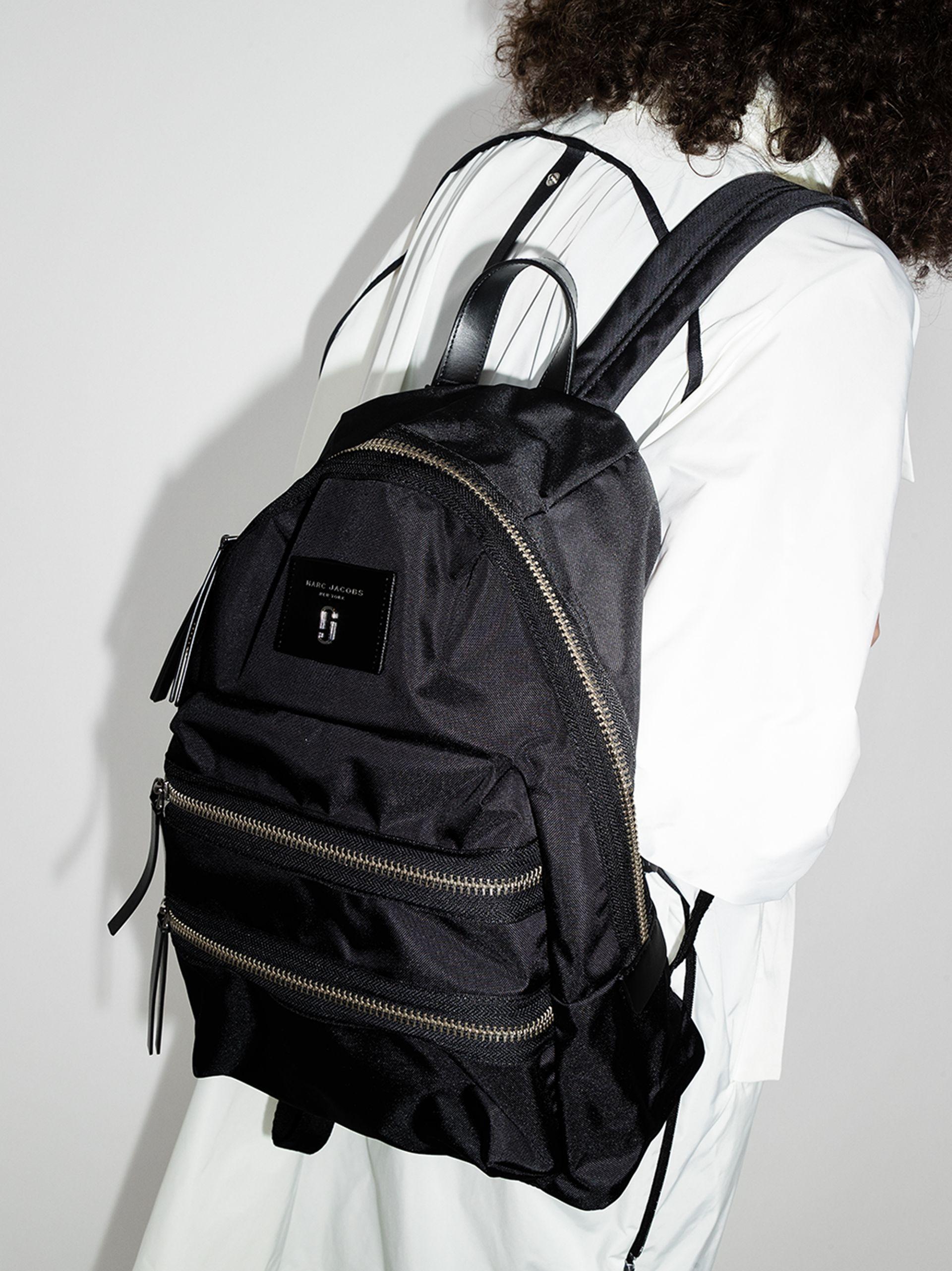 Marc Jacobs Biker Mini Backpack in Black