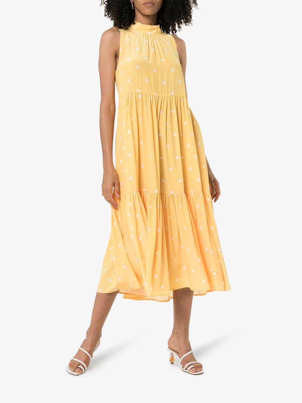 asceno polka dot dress