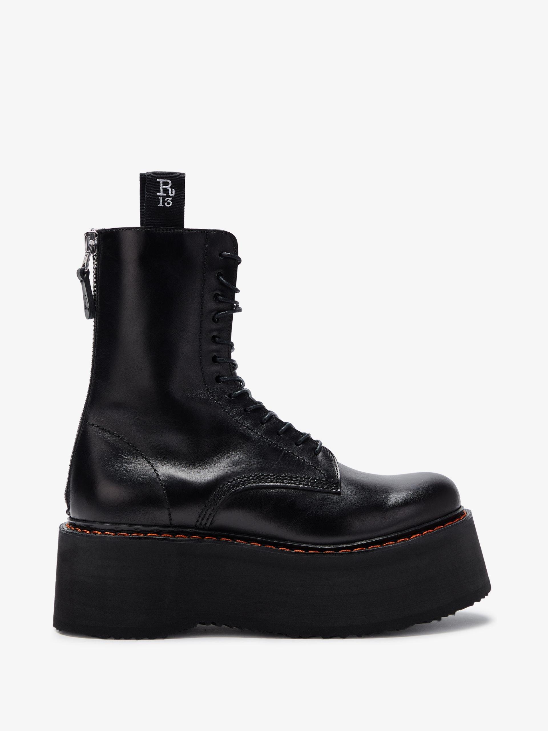 double platform boots