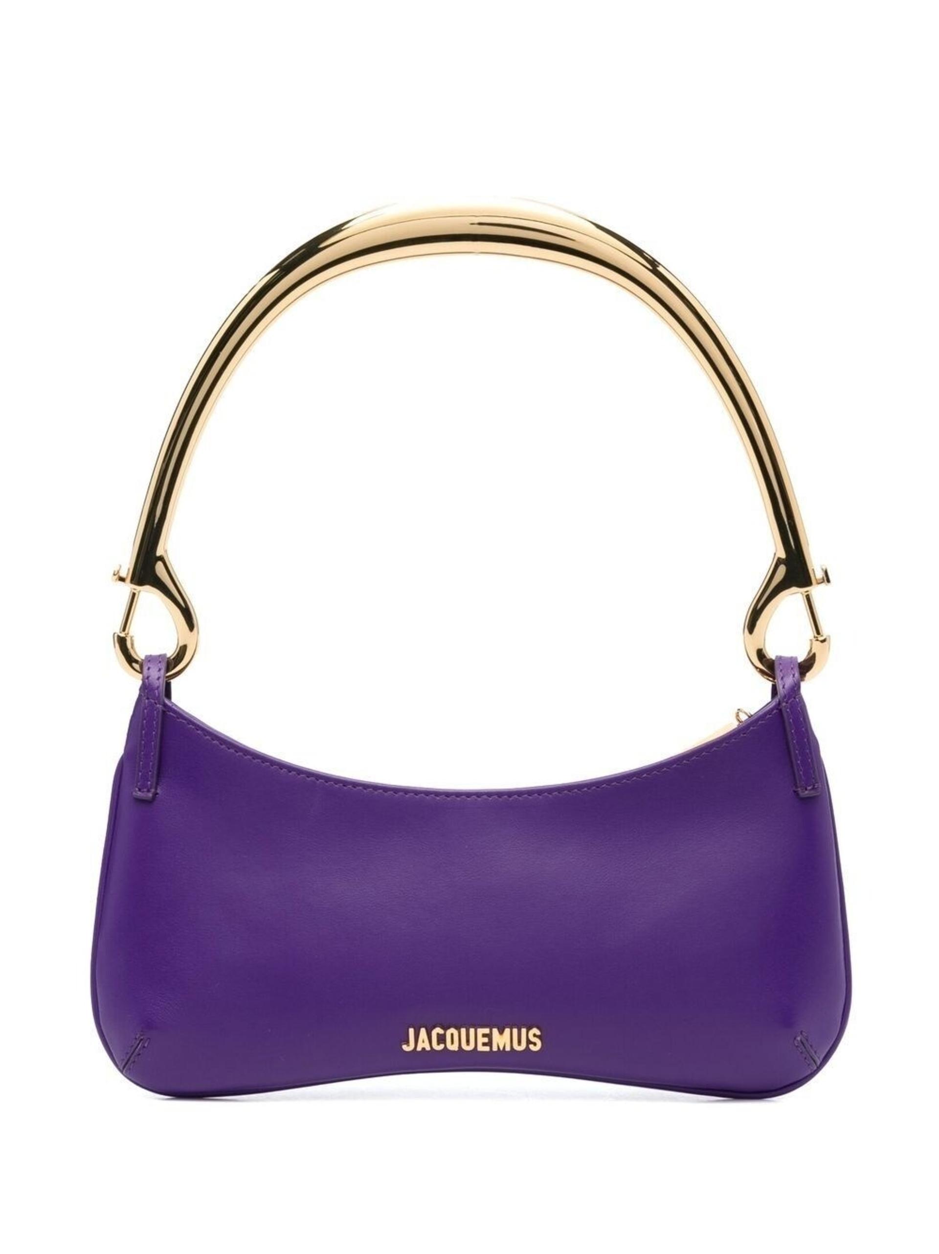 Jacquemus Shoulder Bag Leather Love in Purple | Lyst