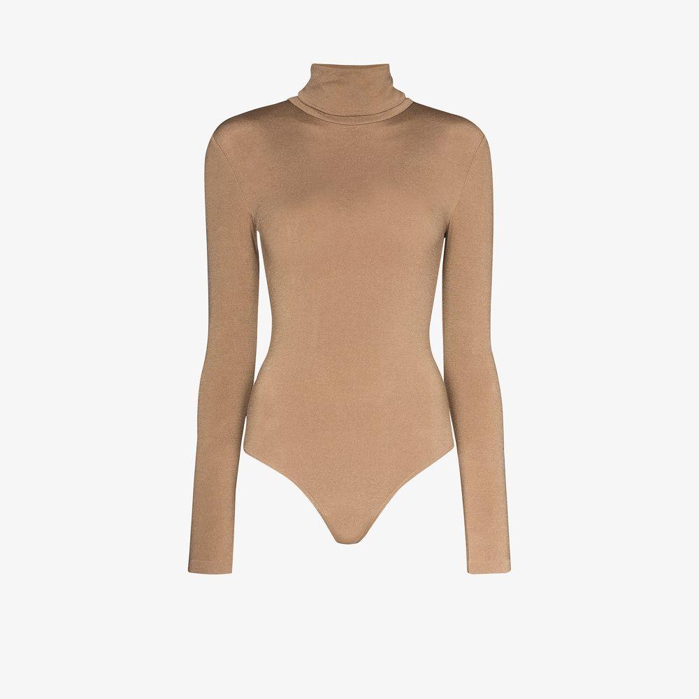 Wolford Colorado Turtleneck String Bodysuit in Natural - Save 24% - Lyst