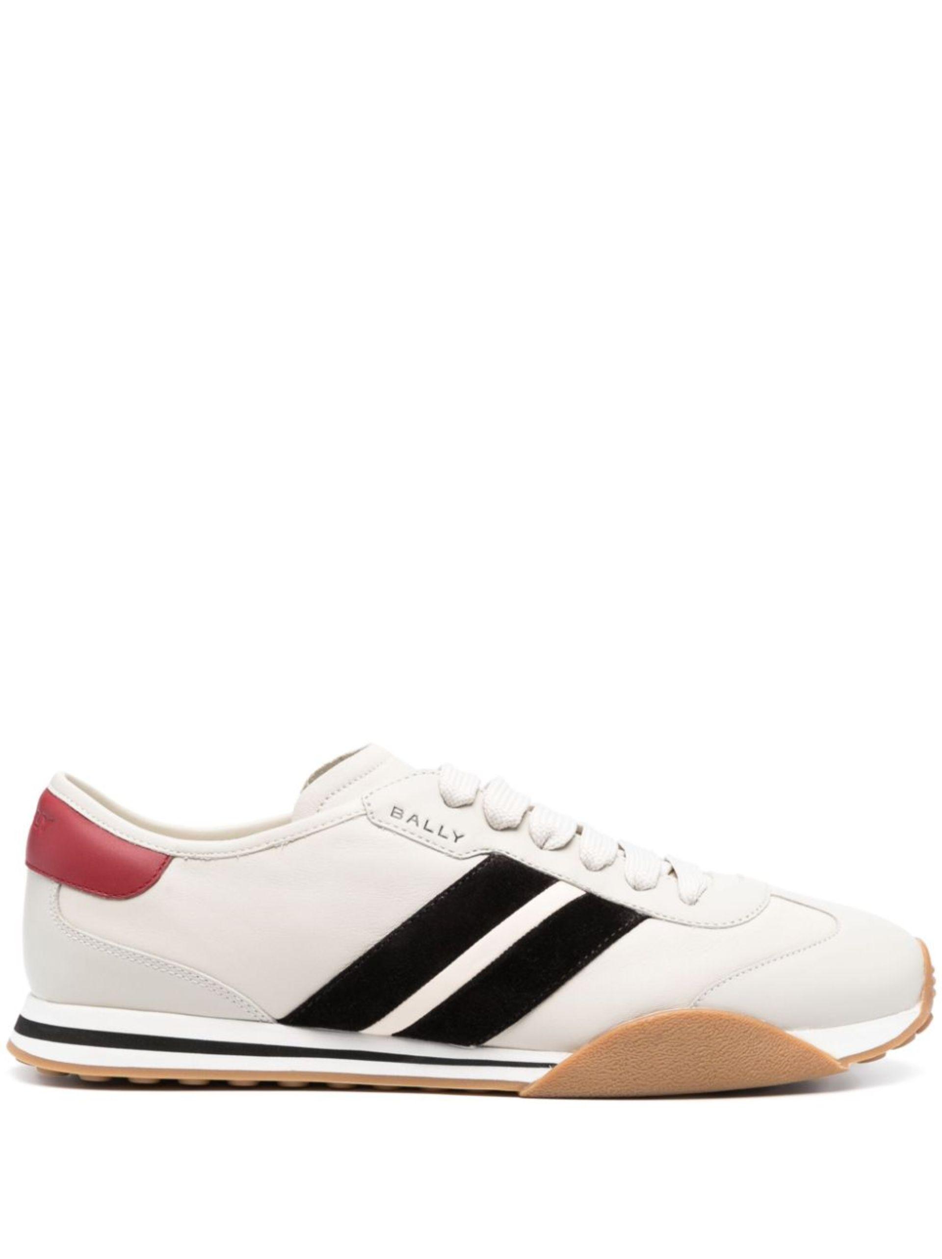 Bally Low-top Leather Sneakers in White for Men | Lyst