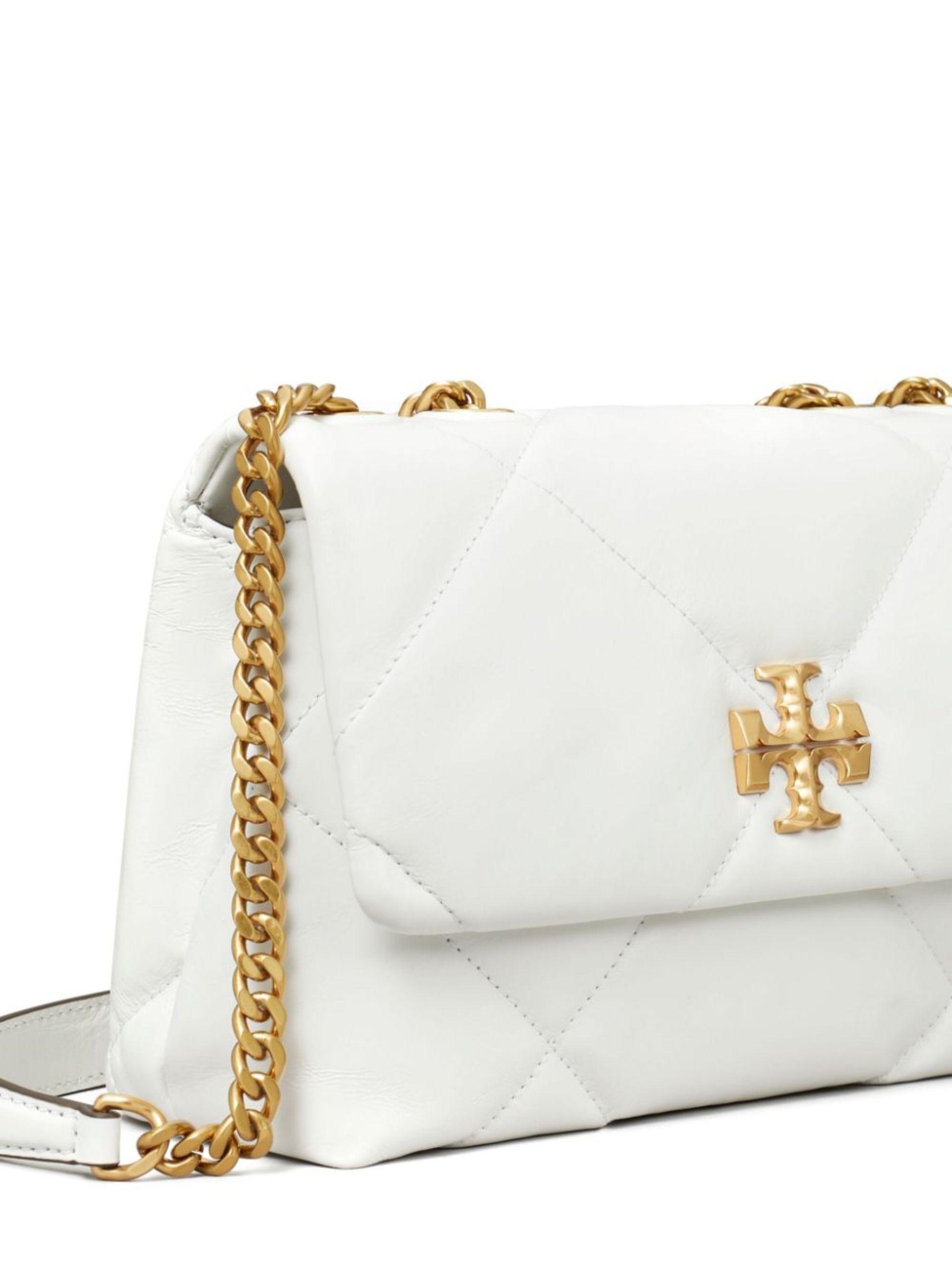 Tory Burch Quilted Small Leather Shoulder Bag For Ss24 in White Lyst