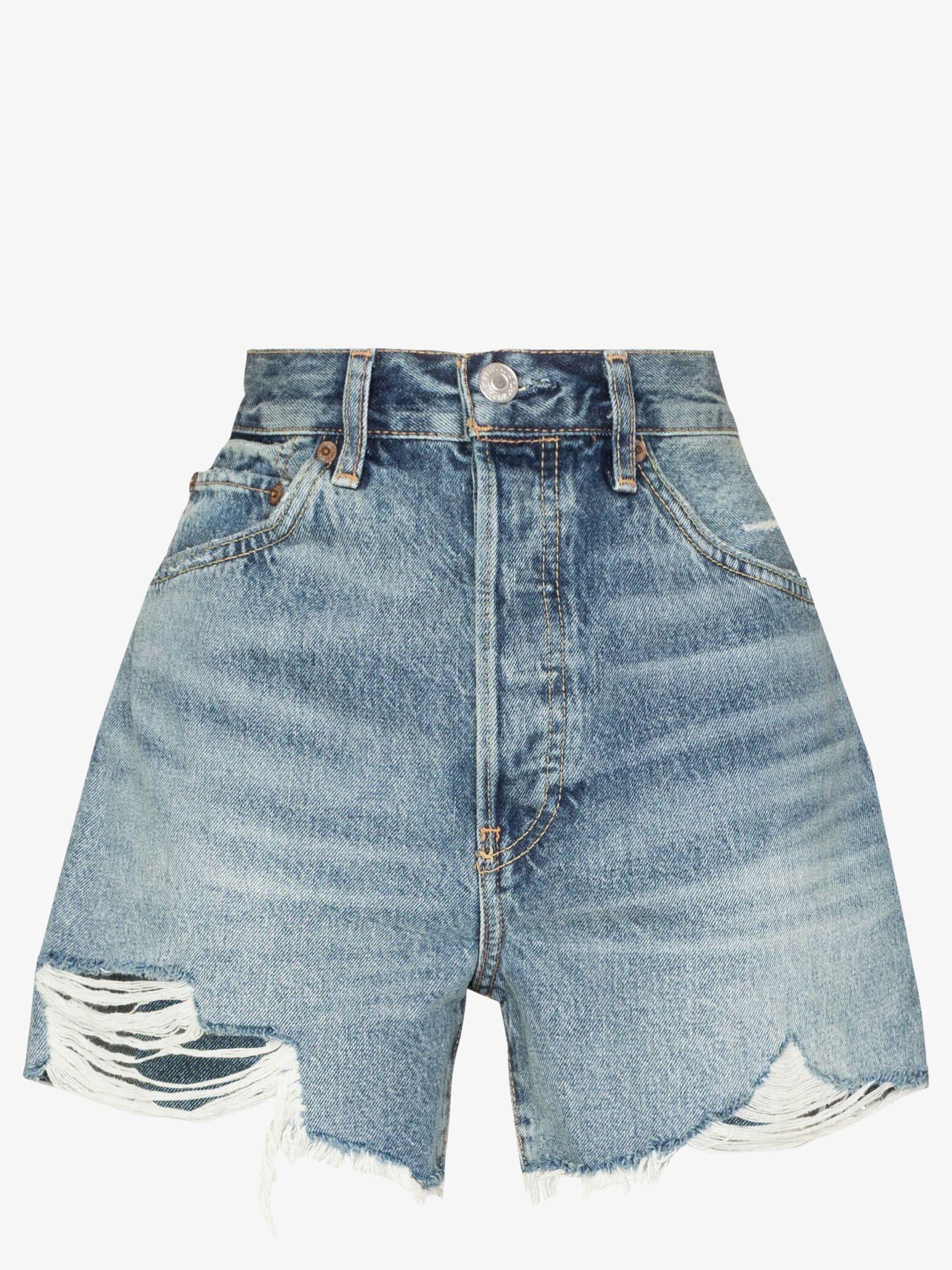 RE/DONE 50s Cut-off Denim Shorts in Blue | Lyst RE/DONE 50s Cut-off Denim Shorts in Blue | Lyst