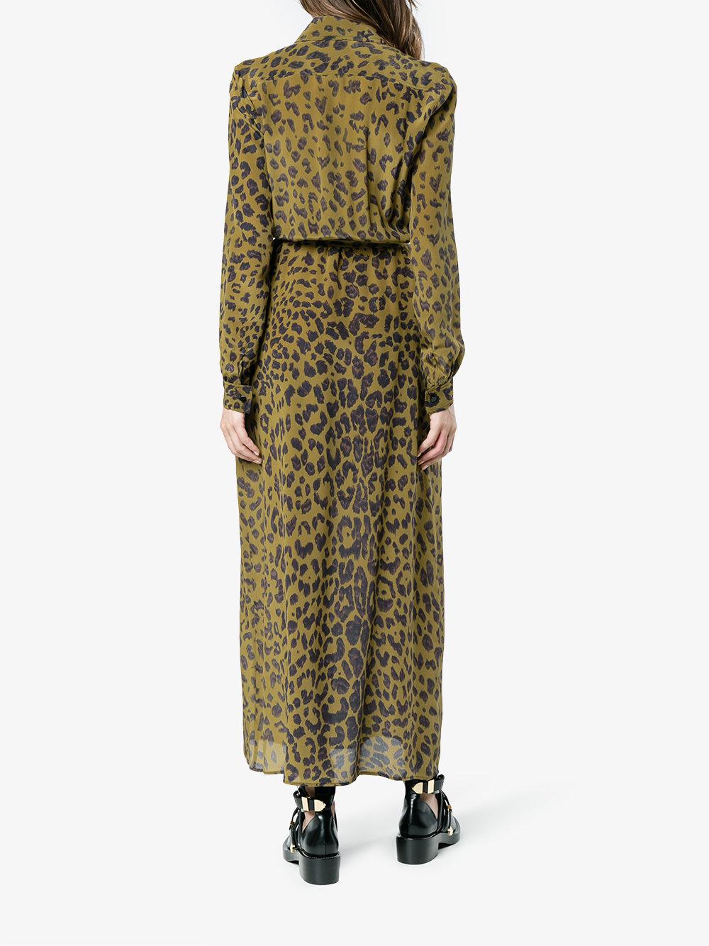 bella freud leopard dress